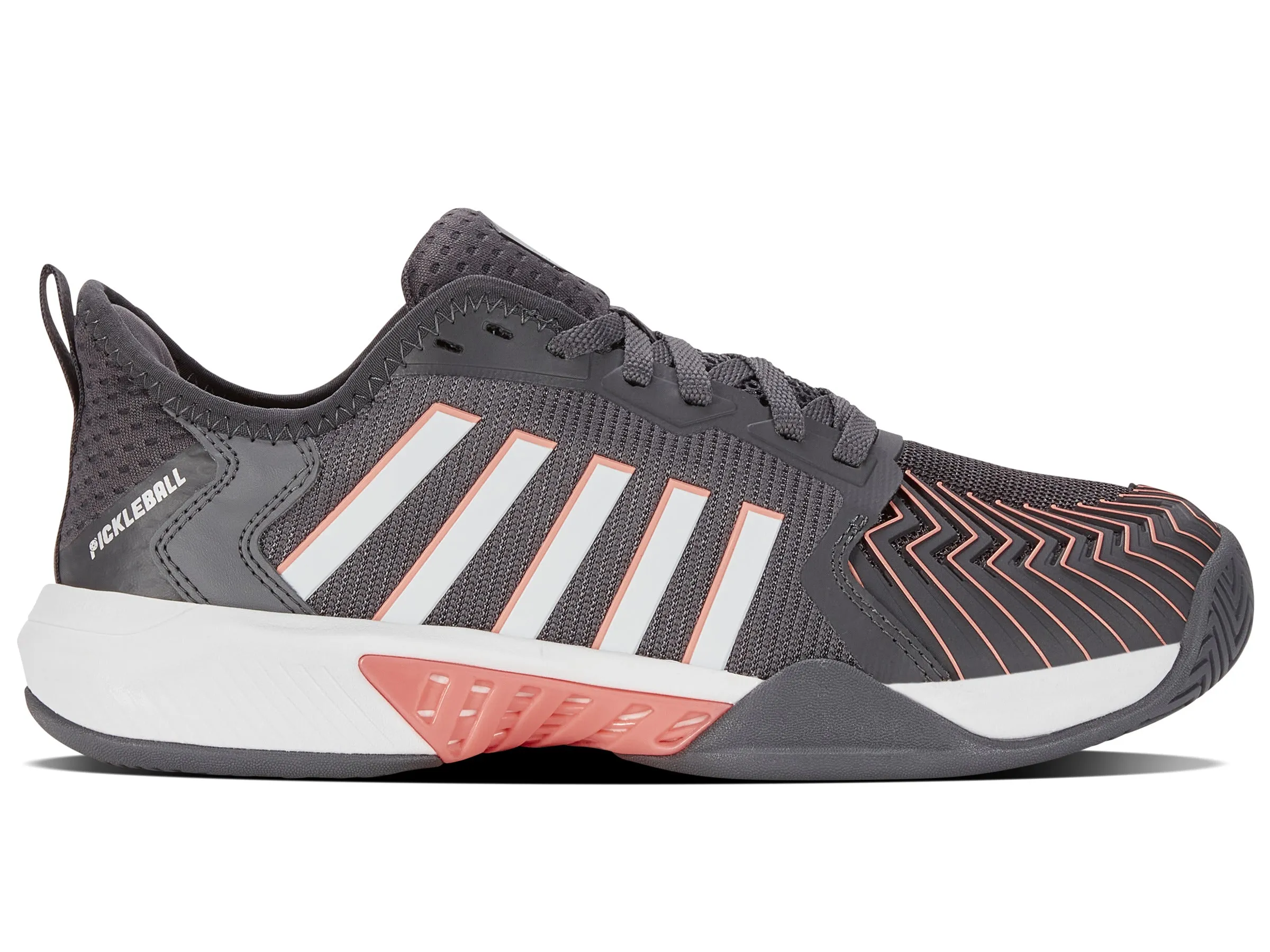 97916-009-M | PICKLEBALL SUPREME | ASPHALT/WHITE/PEACH AMBER sold by K-Swiss