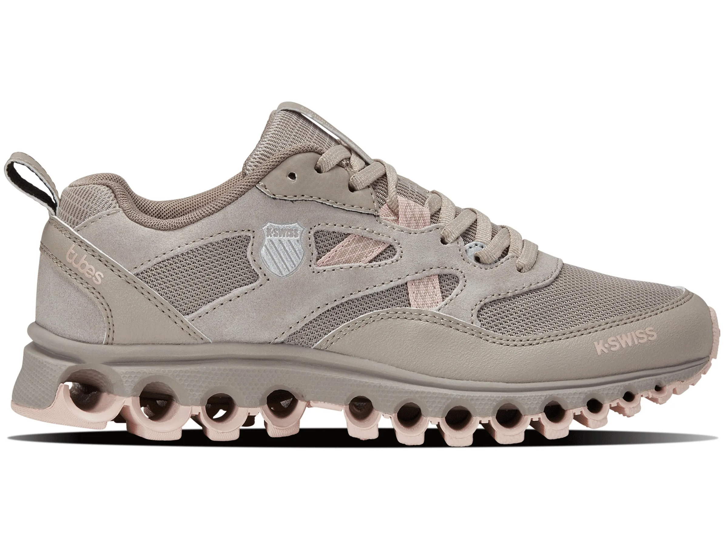 97437-233-M | TUBES TRAIL 200 | CHATEAU GRAY/MOONROCK/SILVER/PEACH WHIP sold by K-Swiss