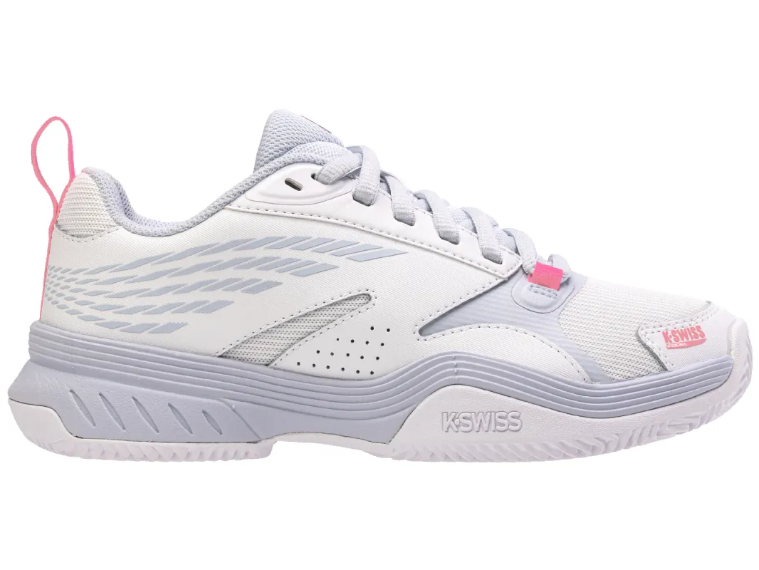 99084-104-M | SPEEDEX PADEL | WHITE/ARCTIC ICE/NEON PINK sold by K-Swiss