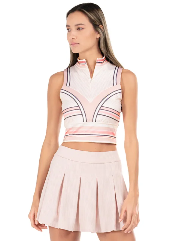 199087-686 | ACCELERATE CROP TANK | FLAMINGO sold by K-Swiss