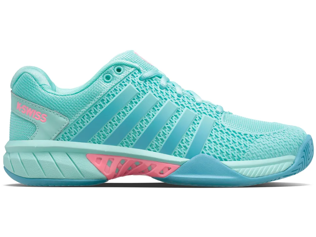 96563-436-M | EXPRESS LIGHT PICKLEBALL | ARUBA BLUE/MAUI BLUE/SOFT NEON PINK sold by K-Swiss