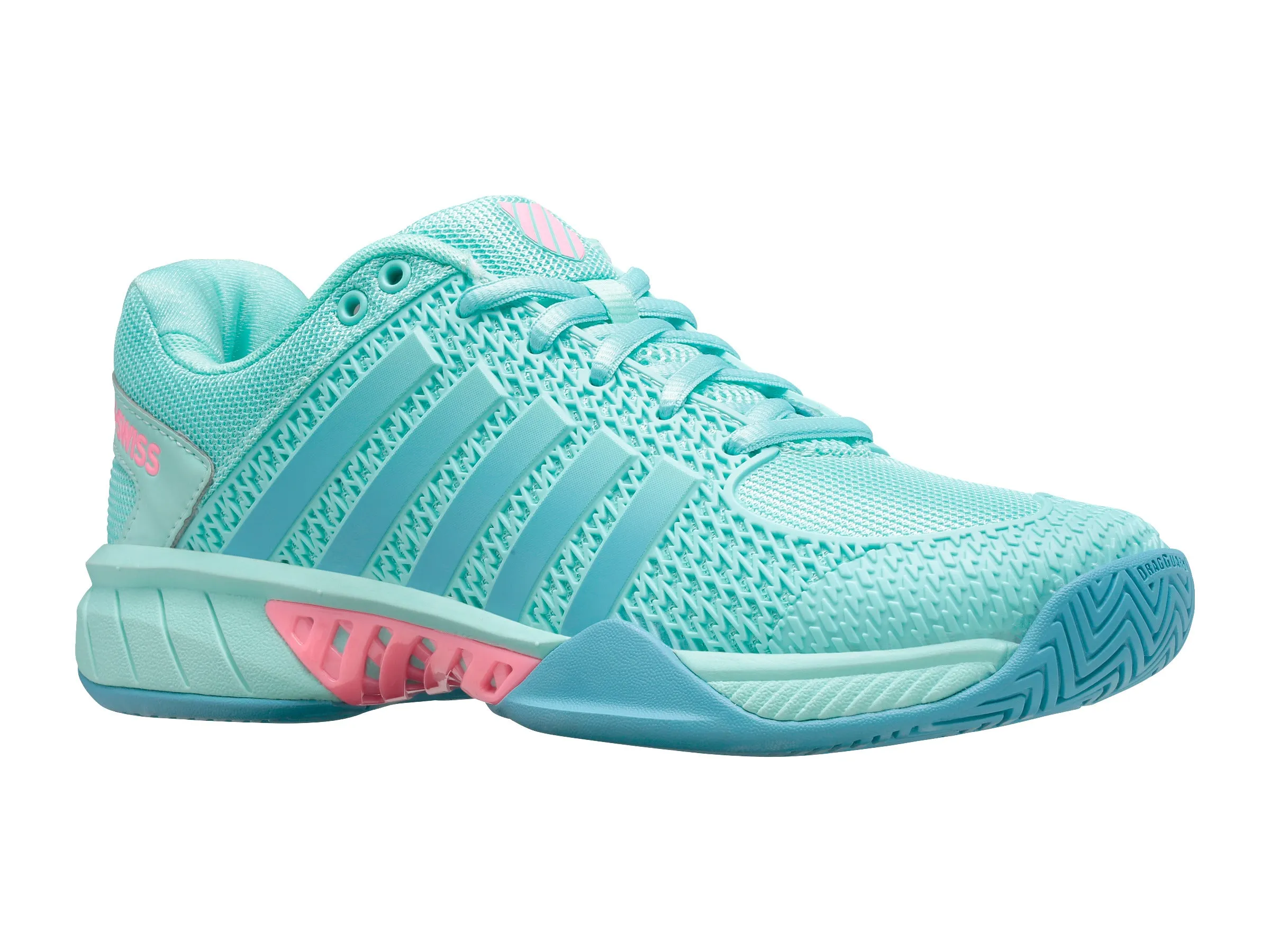 96563-436-M | EXPRESS LIGHT PICKLEBALL | ARUBA BLUE/MAUI BLUE/SOFT NEON PINK sold by K-Swiss product image thumbnail 2