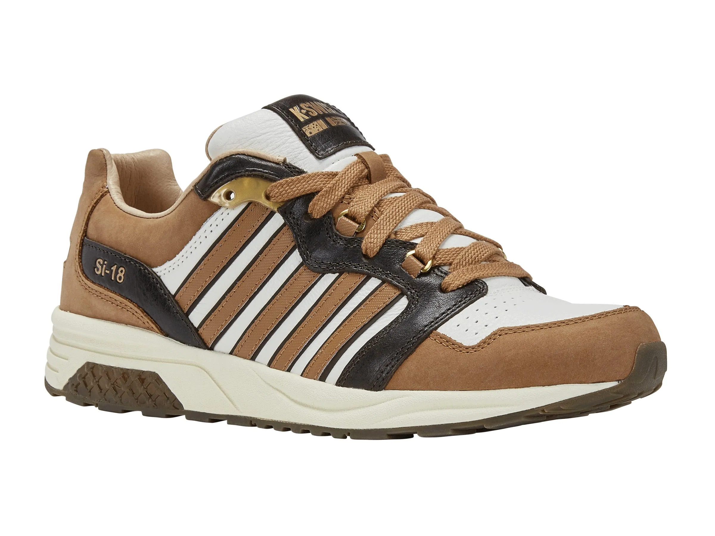 07921-220-M | SI-18 RANNELL LTH | BROWN SUGAR/JAVA/SNOW WHITE sold by K-Swiss product image thumbnail 2