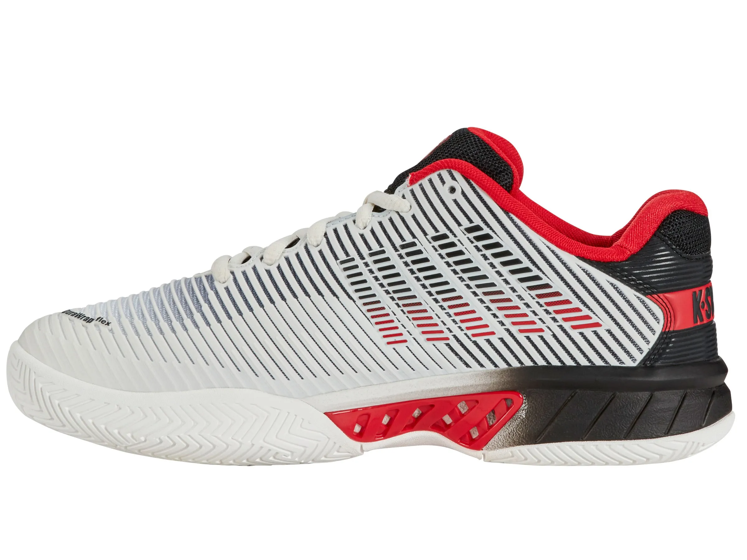 06613-104-M | HYPERCOURT EXPRESS 2 | BRIGHT WHITE/STRETCH LIMO/HIGH RISK RED sold by K-Swiss product image thumbnail 5