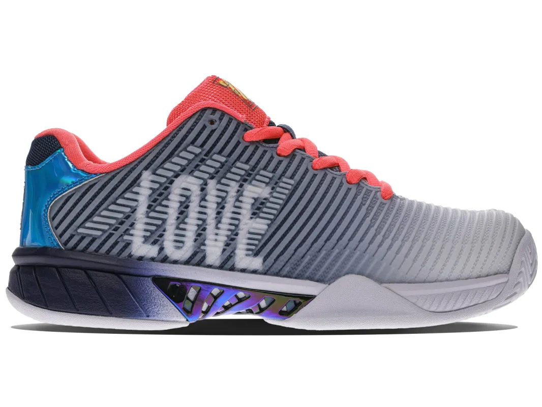 97382-494-M | HYPERCOURT EXPRESS 2  LUCKY IN LOVE | DARK DENIM/WHITE/CORAL sold by K-Swiss