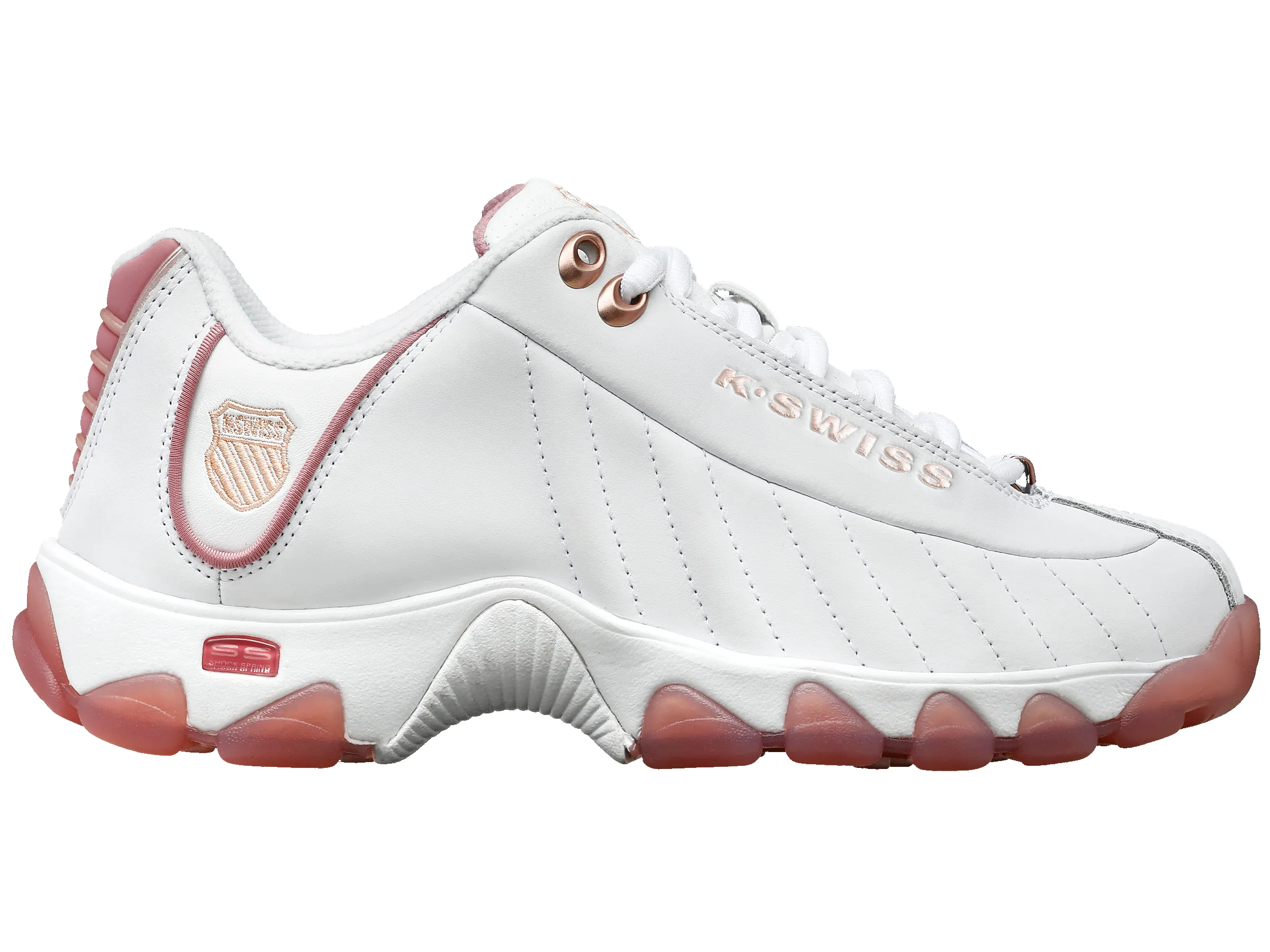 93426-183-M | ST329 CMF | WHITE/FOXGLOVE/ROSE GOLD/ICE sold by K-Swiss