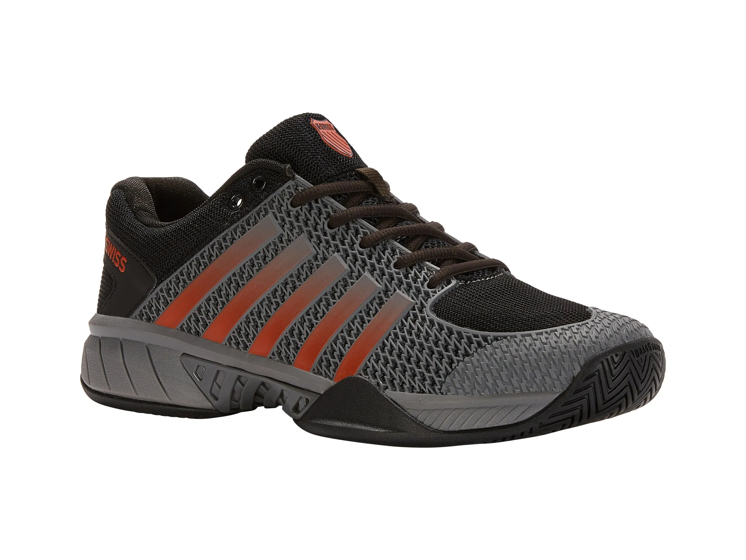 06563-052-M | EXPRESS LIGHT PICKLEBALL | STEEL GRAY/JET BLACK/SPICY ORANGE sold by K-Swiss product image thumbnail 2