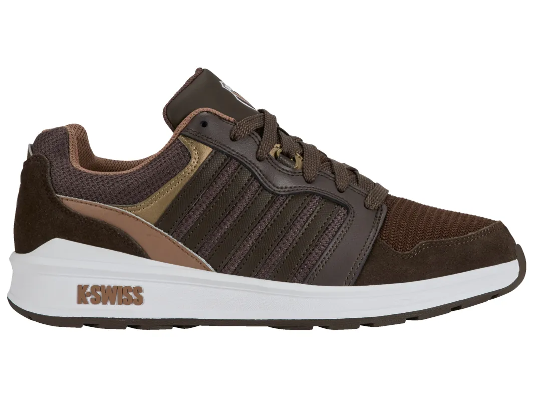 09079-227-M | RIVAL TRAINER T | CHOCOLATE BROWN/TOASTED COCONUT sold by K-Swiss