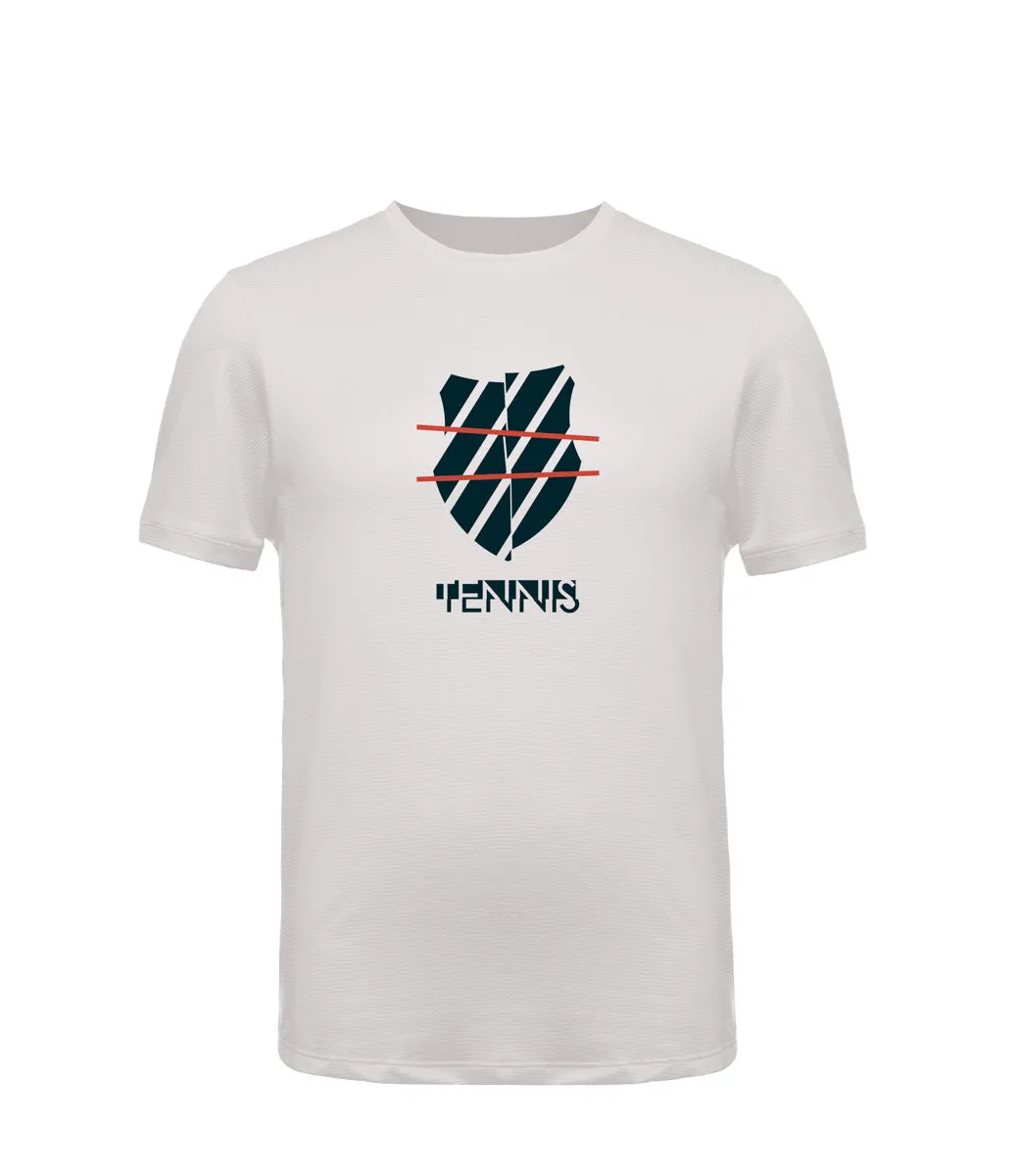 106070-100 | LOGO S/S CREW | WHITE sold by K-Swiss