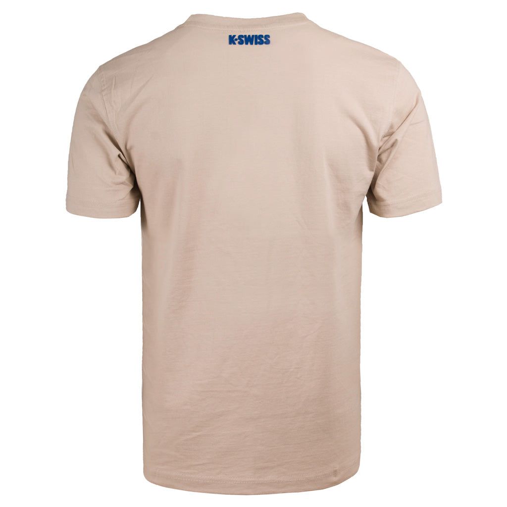 KSM183TE02 | Men's My Swiss Tee | Desert Sand - Final Sale sold by K-Swiss product image thumbnail 2
