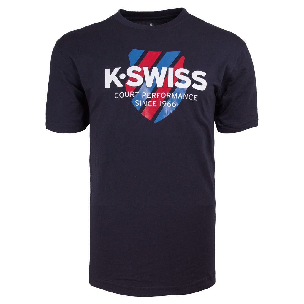 KSM183TE03 | Men's Lockup Tee | Navy - Final Sale sold by K-Swiss