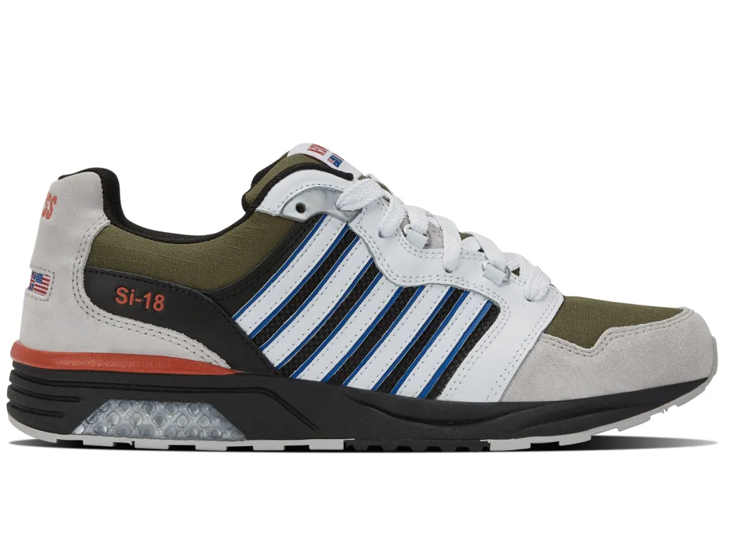 07920-366-M | SI-18 RANNELL | MAYFLY/BLACK/PUREE PUMPKIN sold by K-Swiss