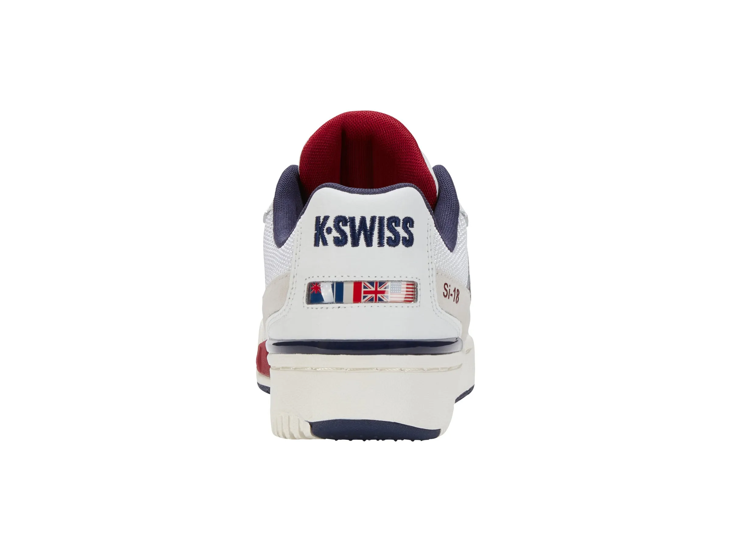 08531-110-M | SI-18 RIVAL | BRILLIANT WHITE/TIBETAN RED/PEACOAT sold by K-Swiss product image thumbnail 4
