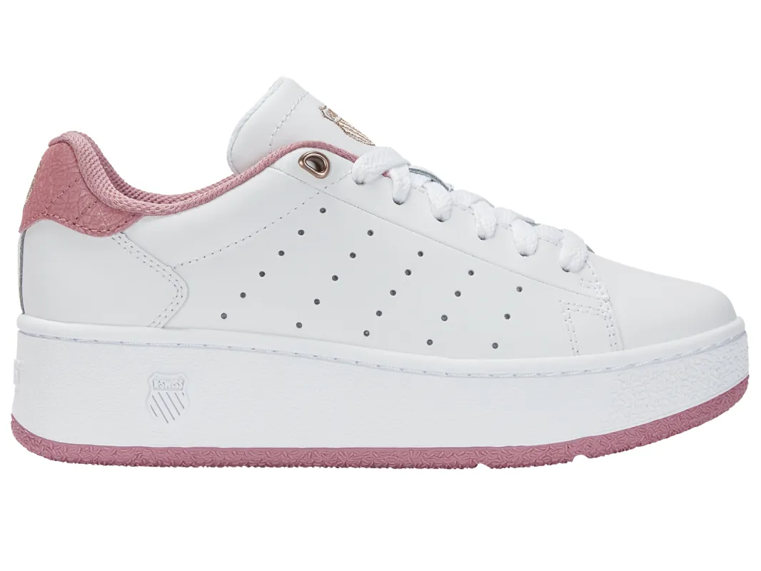 98536-165-M | CLASSIC PF PLATFORM | WHITE/FOXGLOVE sold by K-Swiss