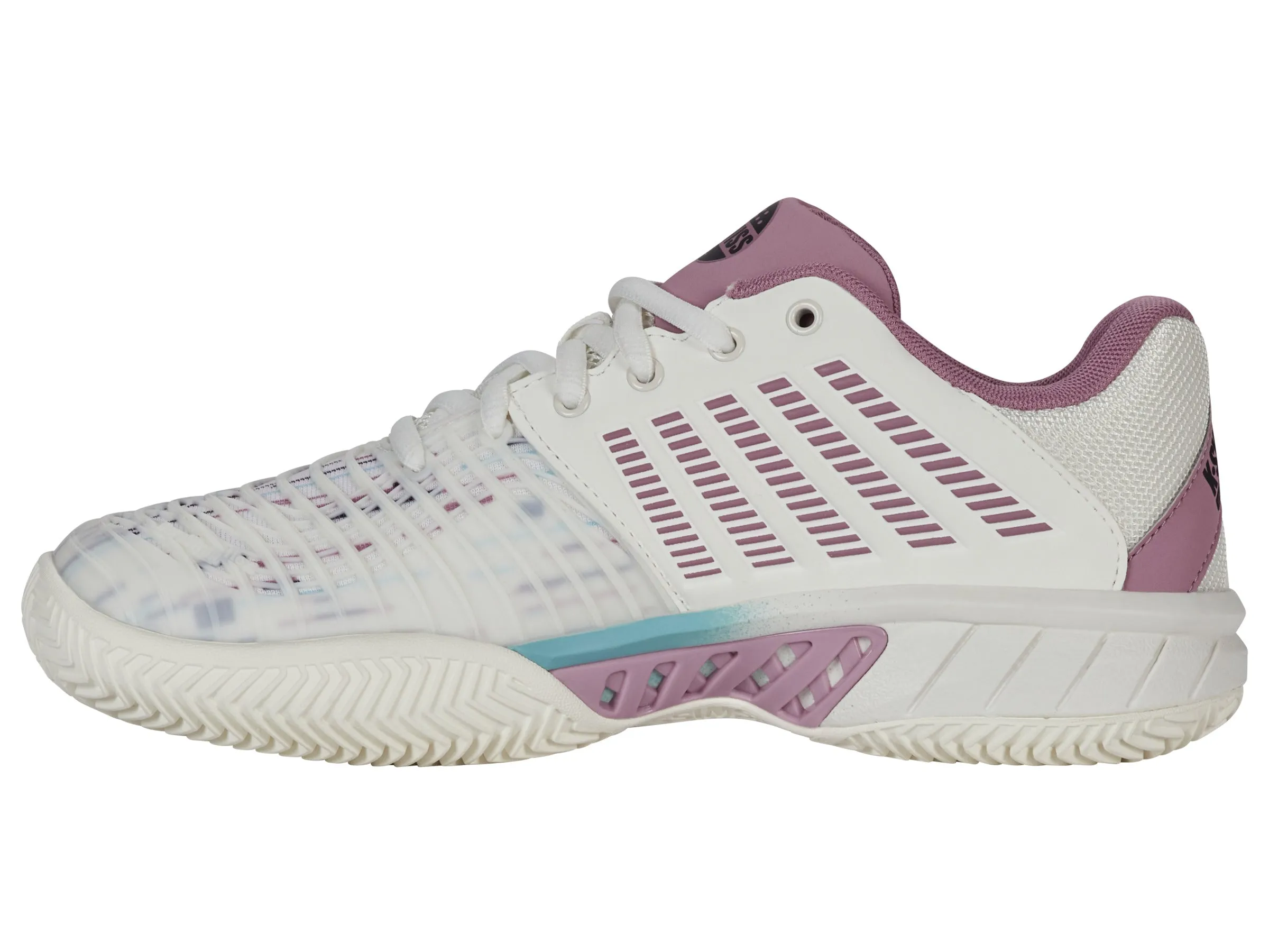 98900-966-M | EXPRESS LIGHT 3 PADEL | SNOW WHITE/LILAS/PASTEL TURQUOISE sold by K-Swiss product image thumbnail 5