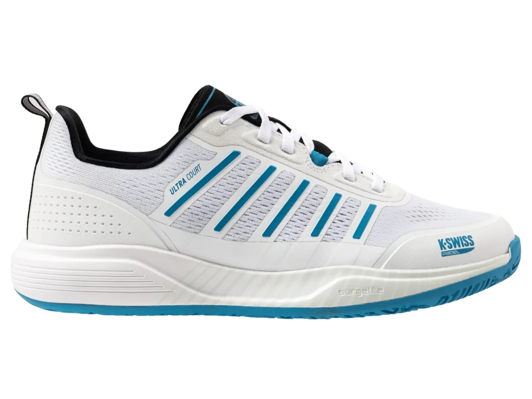 04436-967-M | ULTRA COURT PADEL | WHITE/BLACK/BLUE MOON made by K-Swiss
