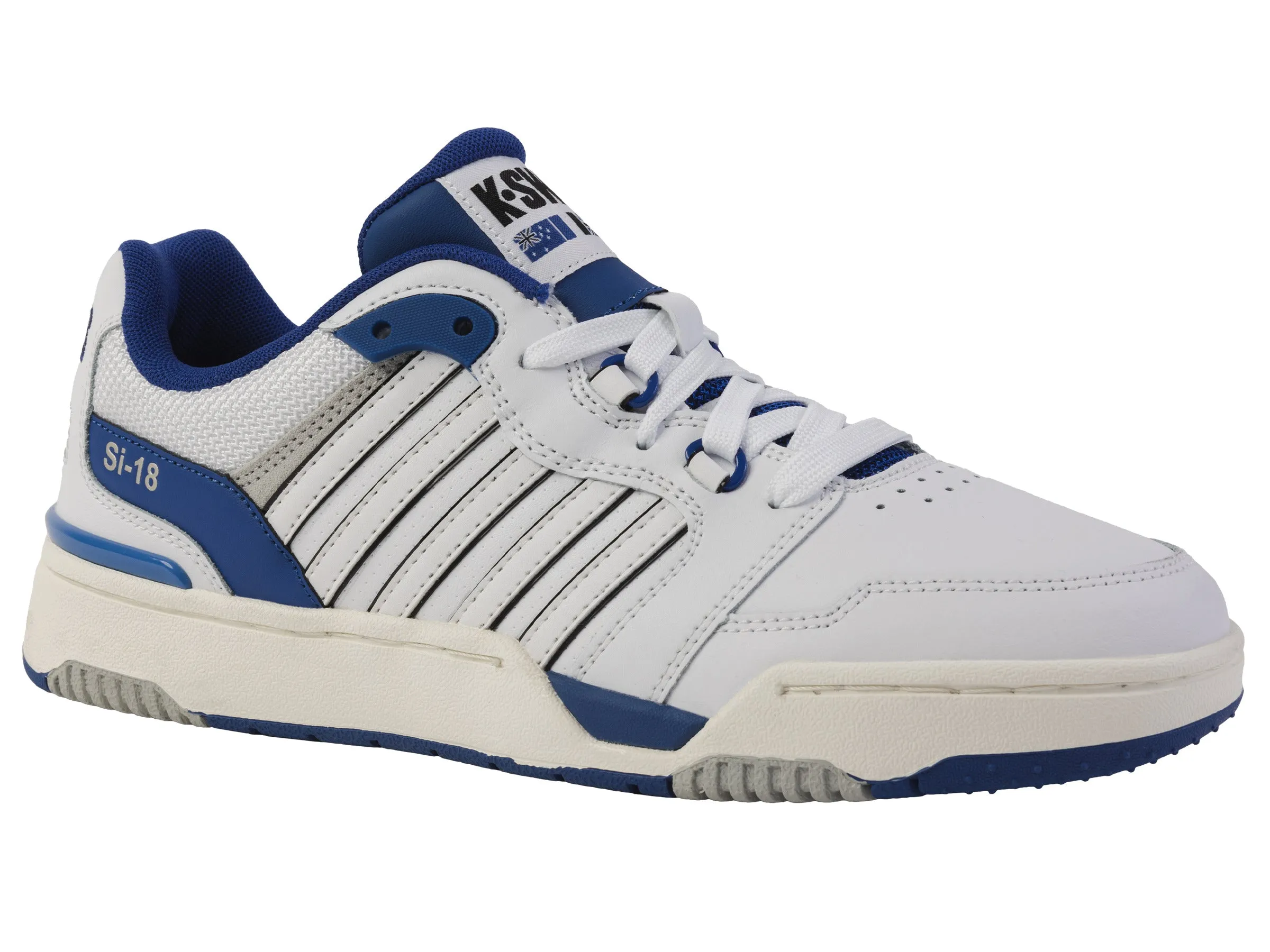 08531-114-M | SI-18 RIVAL | WHITE/BLUE/BLACK sold by K-Swiss product image thumbnail 2