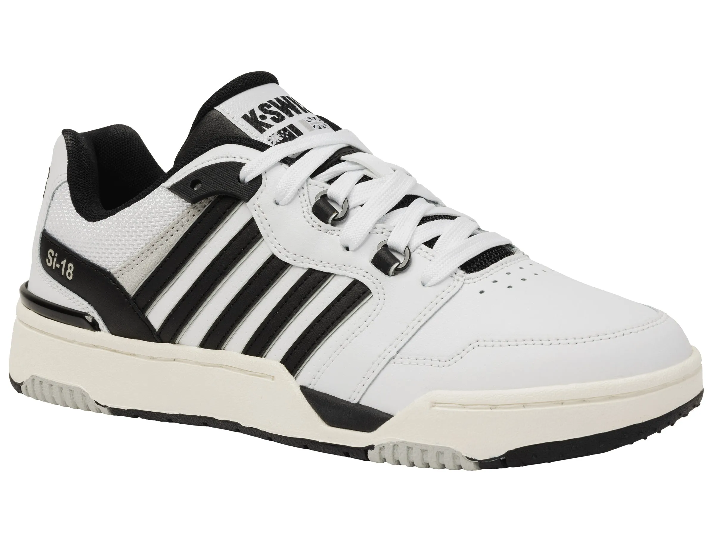 08531-144-M | SI-18 RIVAL | WHITE/GRAY/BLACK sold by K-Swiss product image thumbnail 2