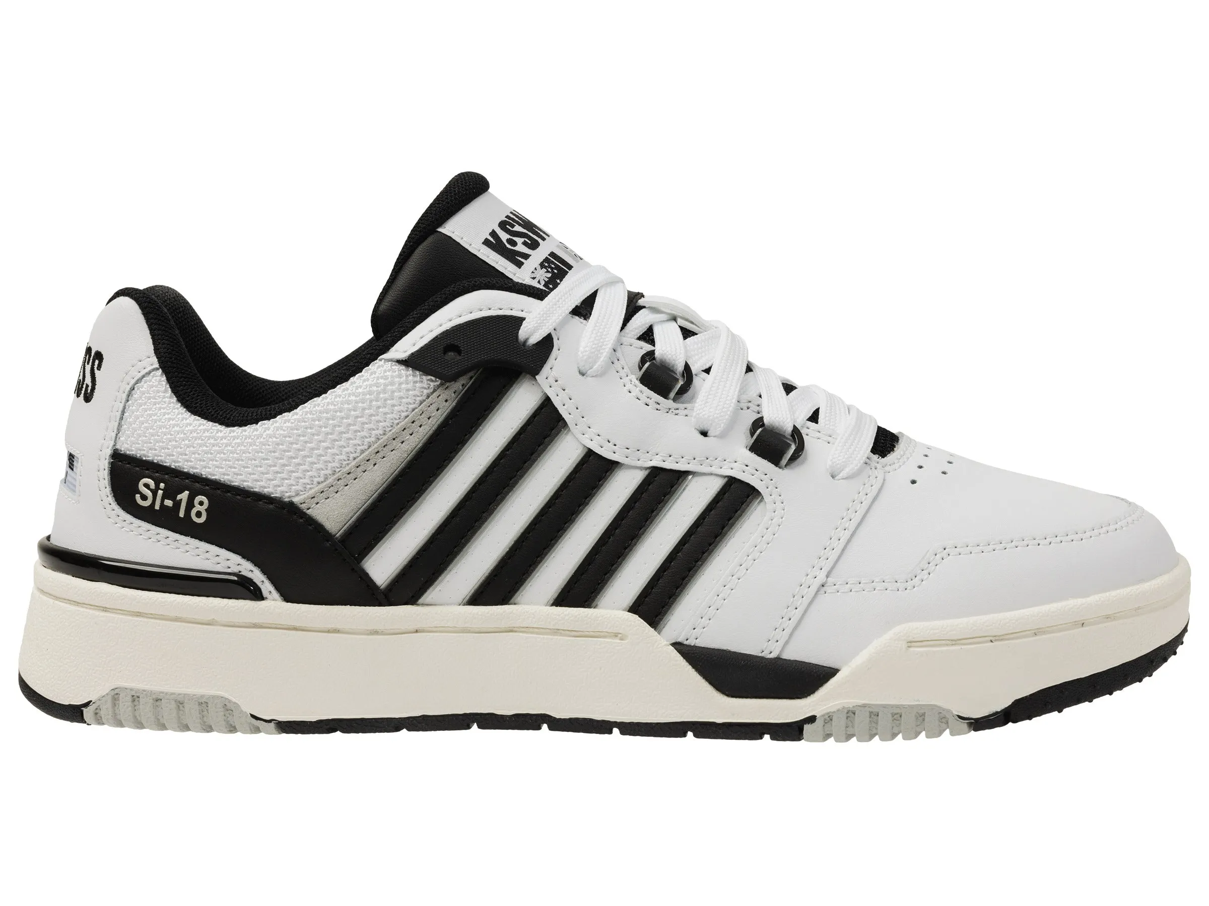 08531-144-M | SI-18 RIVAL | WHITE/GRAY/BLACK sold by K-Swiss