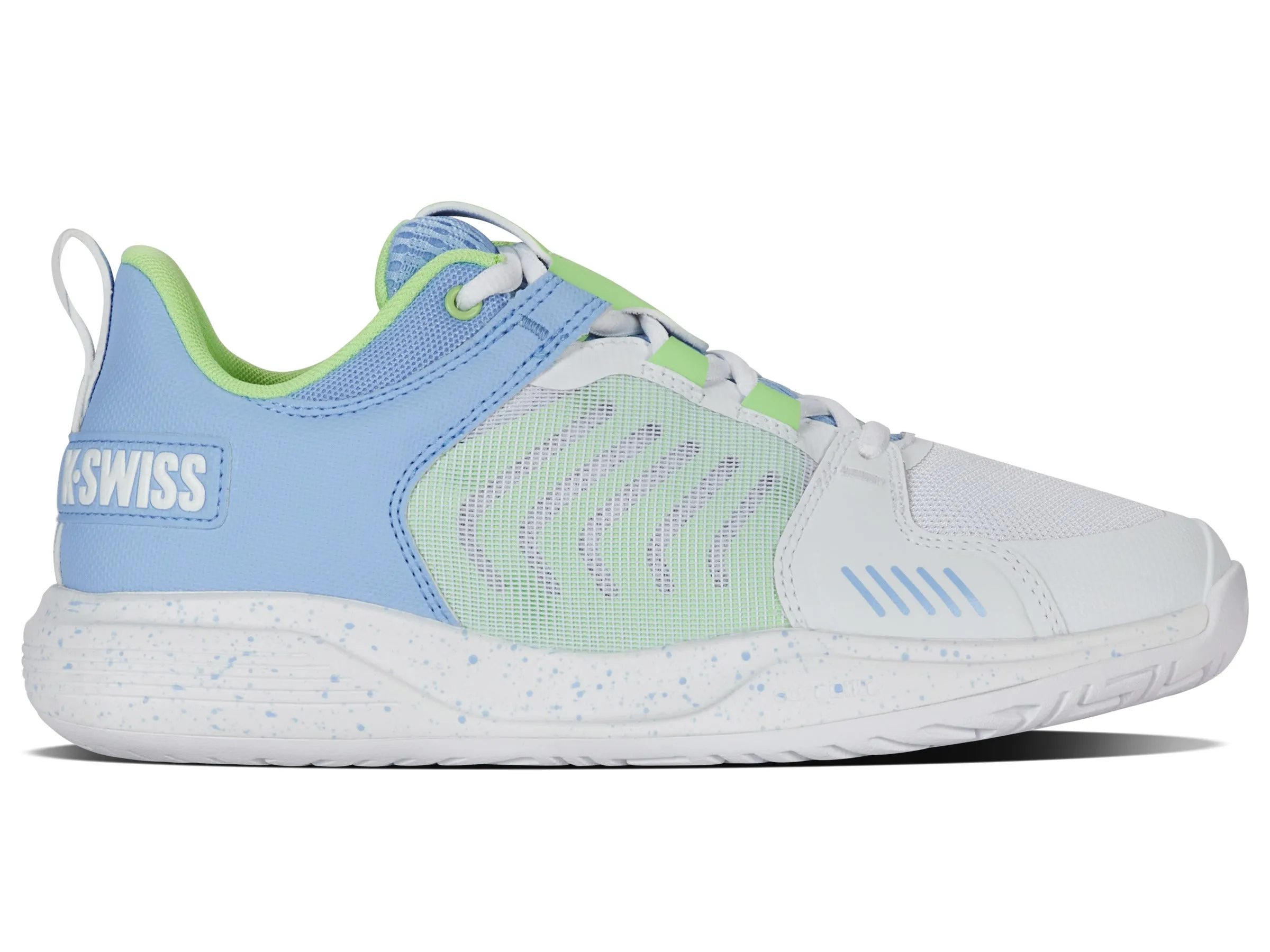 97395-112-M | ULTRASHOT TEAM | WHITE/DUTCH CANAL/PARADISE GREEN sold by K-Swiss