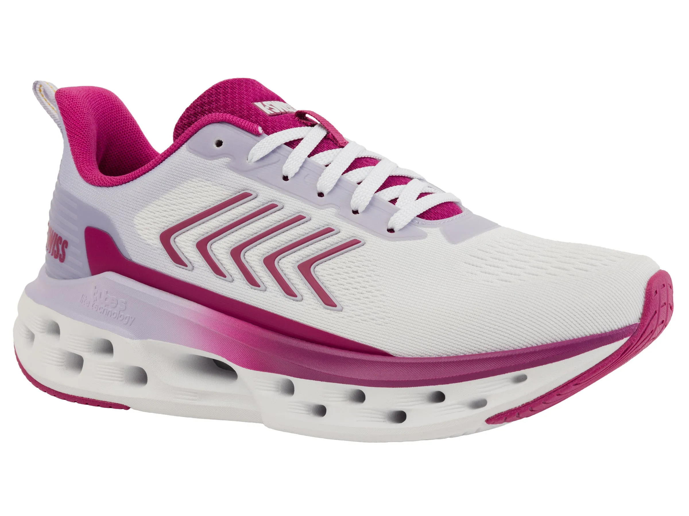 94494-123-M | MELROSE TUBES LITE | WHITE/CACTUS FLOWER/LILAC sold by K-Swiss product image thumbnail 2