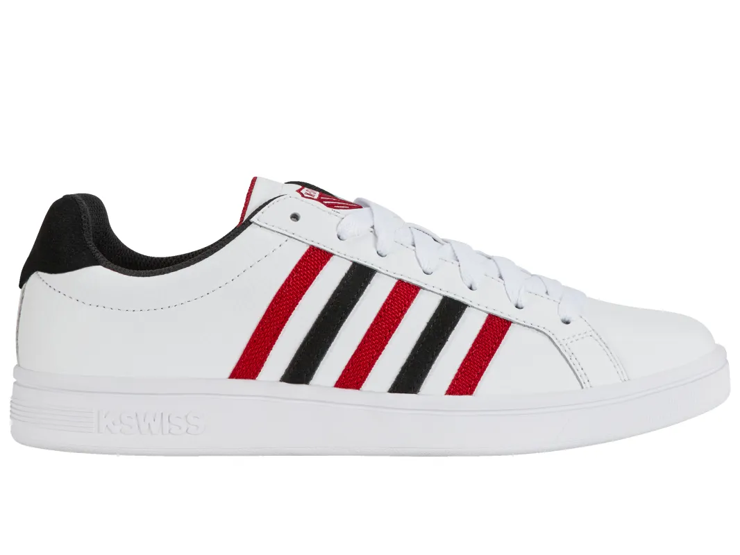 07011-146-M | COURT TIEBREAK | WHITE/JESTER RED/BLACK sold by K-Swiss