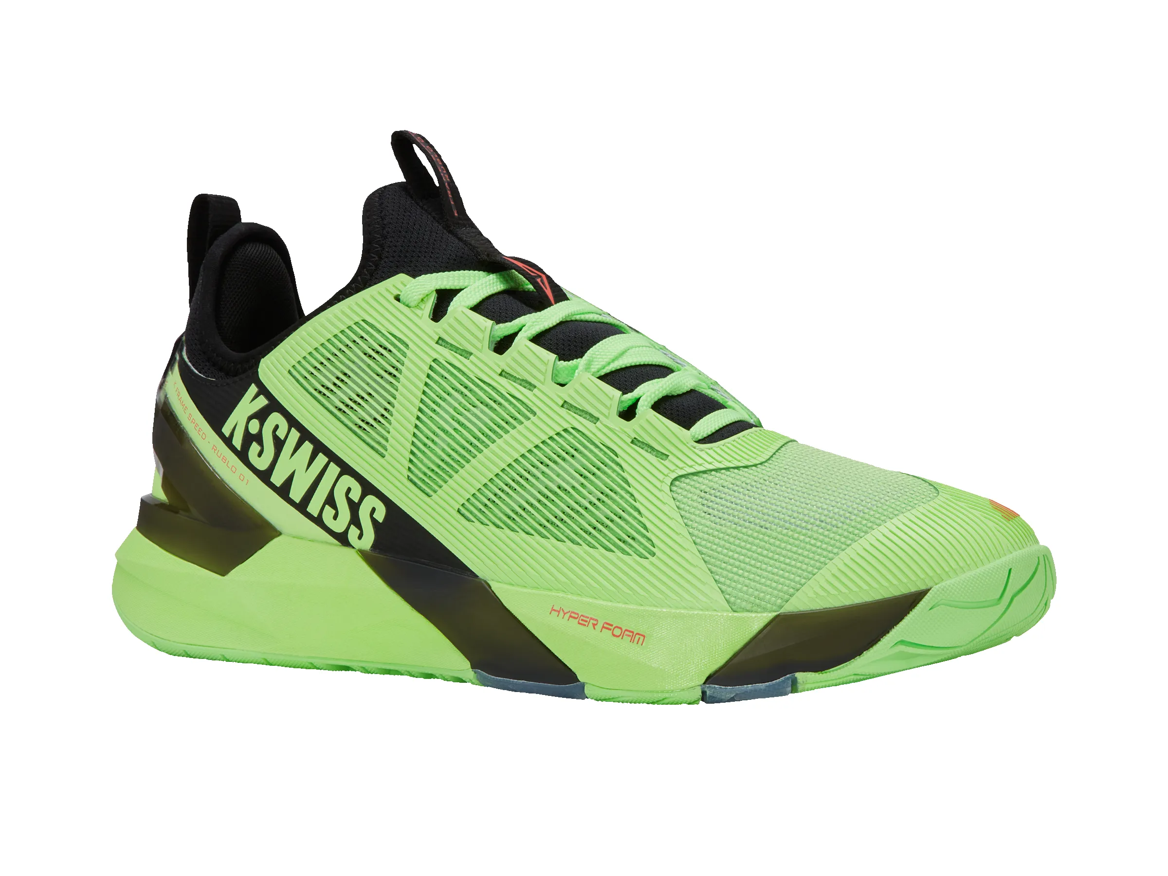 09483-306-M | K-FRAME SPEED RUBLO | SOFT NEON GREEN/BLACK/NEON LAVA sold by K-Swiss product image thumbnail 2