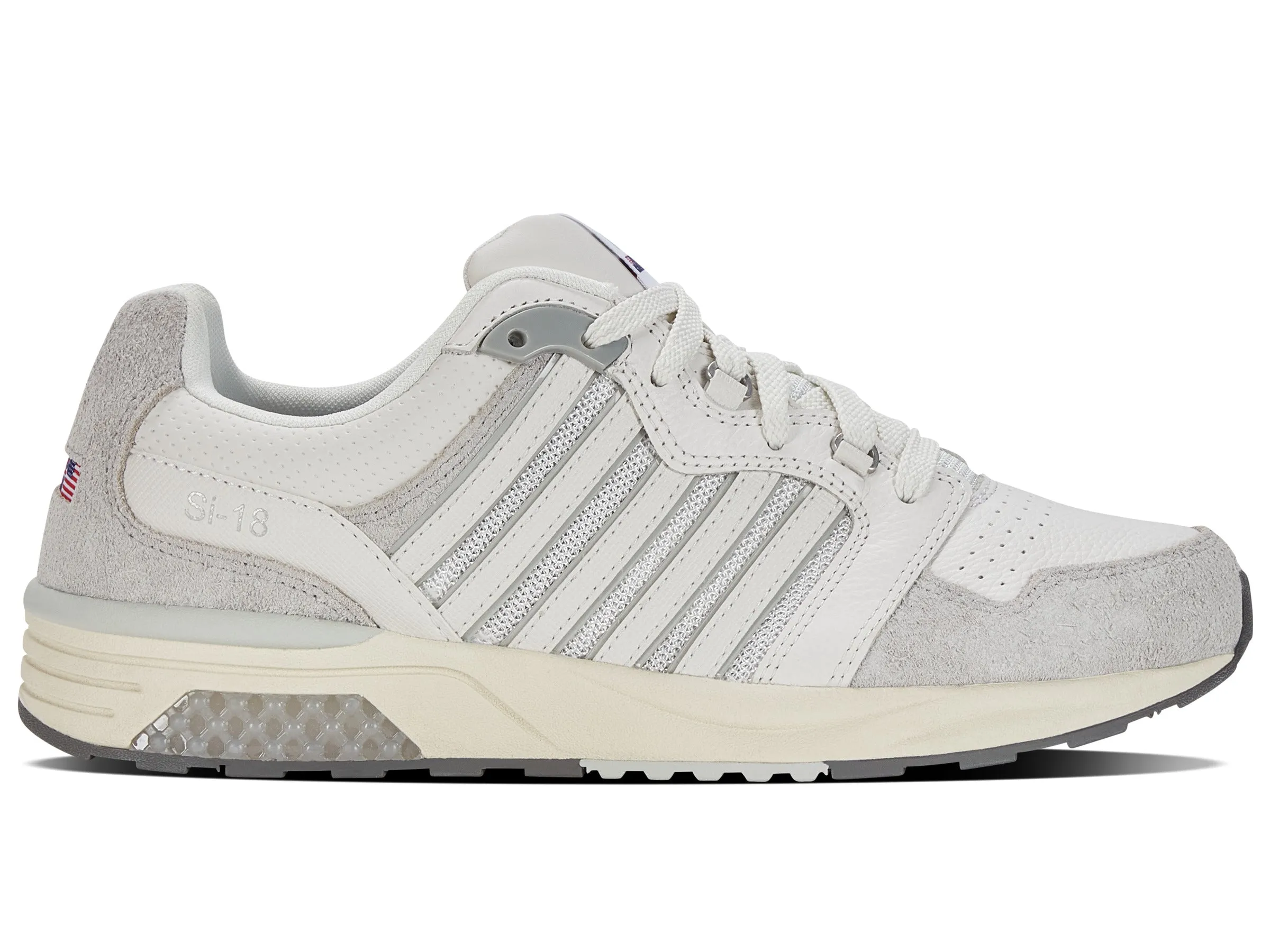 07920-182-M | SI-18 RANNELL | BLANC DE BLANC/GRAY VIOLET/ANTIQUE WHITE sold by K-Swiss