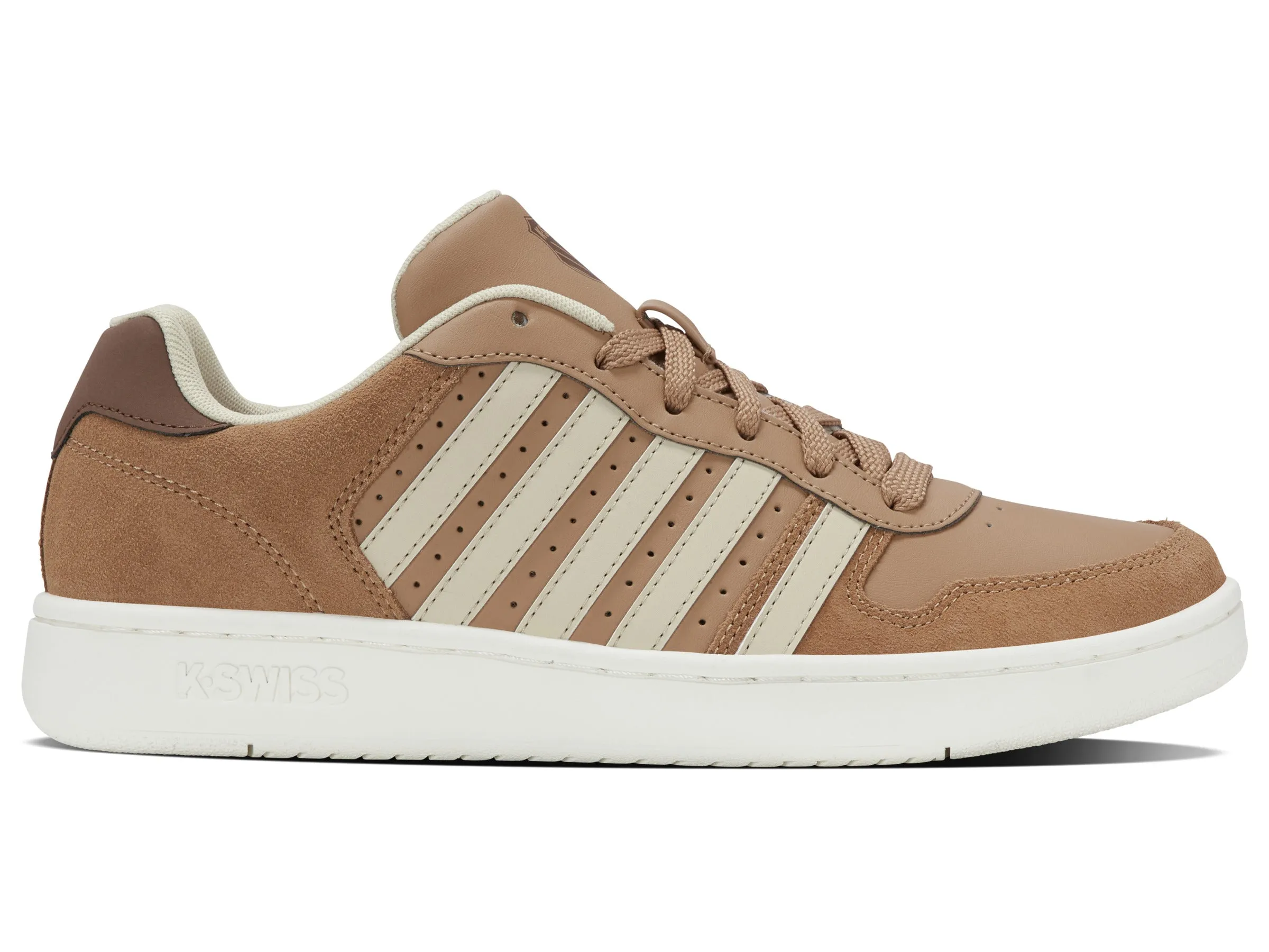 06931-279-M | COURT PALISADES | INDIAN TAN/SNOW WHITE/CRÈME BRULEE/SOFT SILT sold by K-Swiss