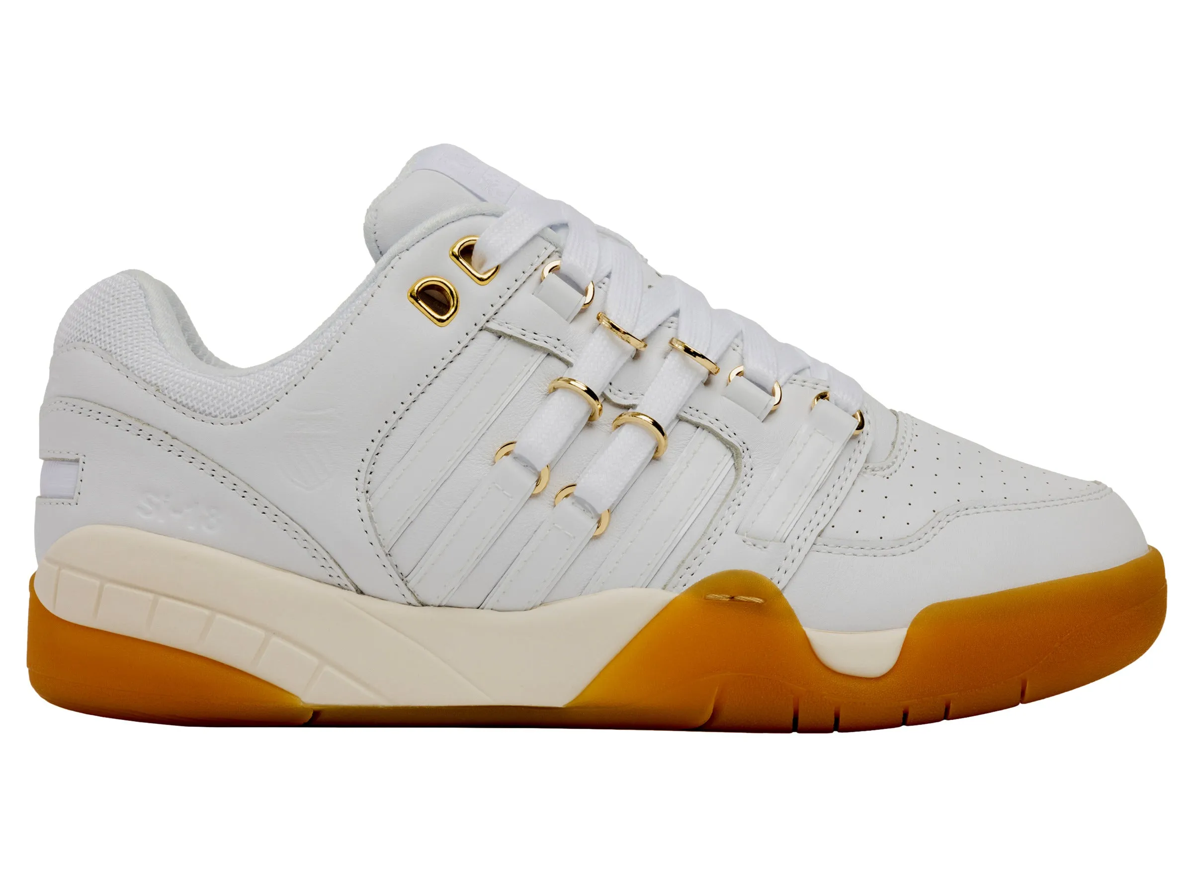 74504-184-M | KSRC SI-18 INTERNATIONAL C | WHITE/EGRET/GUM/GOLD sold by K-Swiss