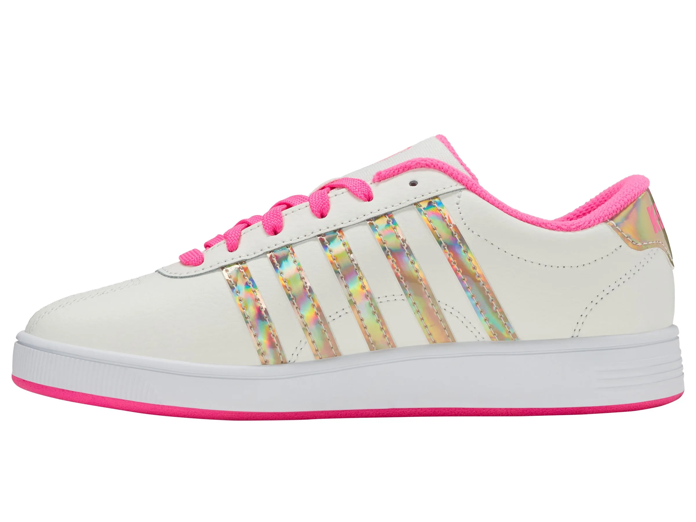 85612-174-M | CLASSIC PRO | SNOW WHITE/HOT PINK/IRIDESCENT sold by K-Swiss product image thumbnail 5