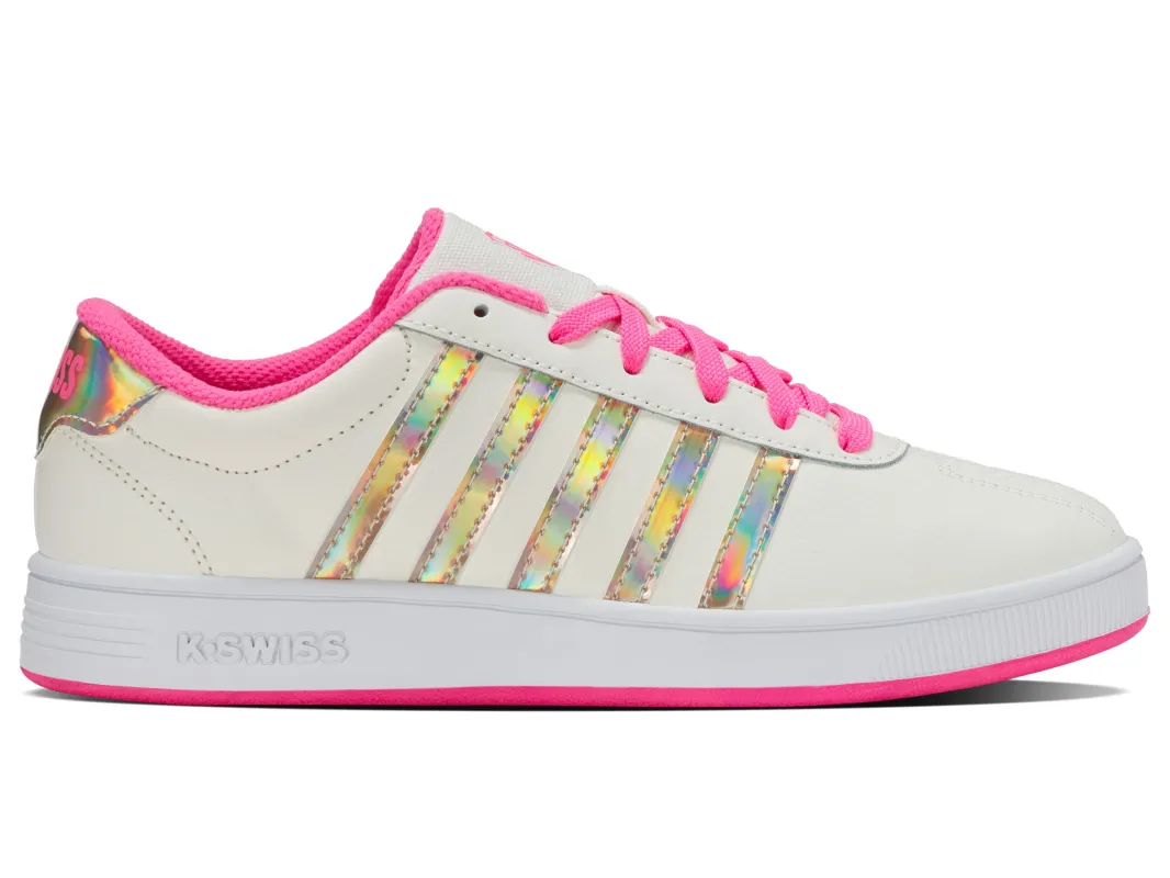 85612-174-M | CLASSIC PRO | SNOW WHITE/HOT PINK/IRIDESCENT sold by K-Swiss