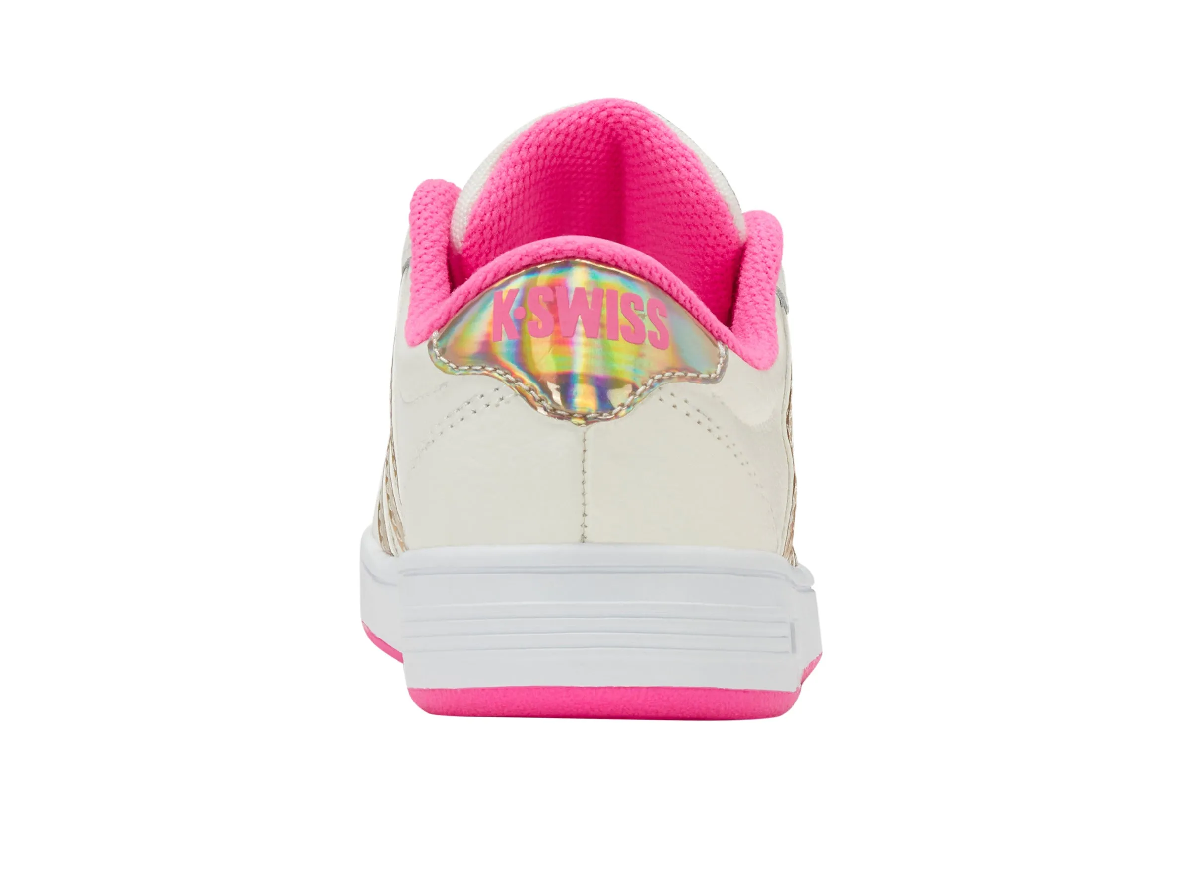 55612-174-M | CLASSIC PRO | SNOW WHITE/HOT PINK/IRIDESCENT sold by K-Swiss product image thumbnail 4