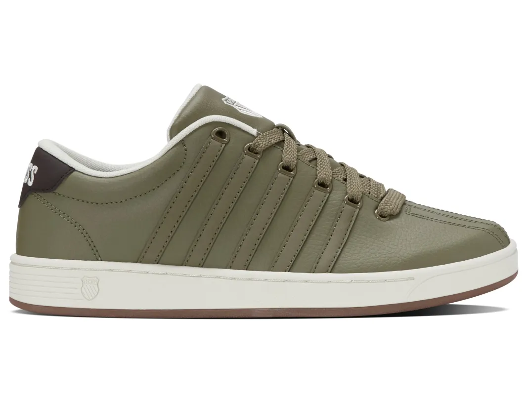 03629-373-M | COURT PRO II CMF | BURNT OLIVE/LIGHT GRAY/DARK GUM/BLACK COFFEE sold by K-Swiss