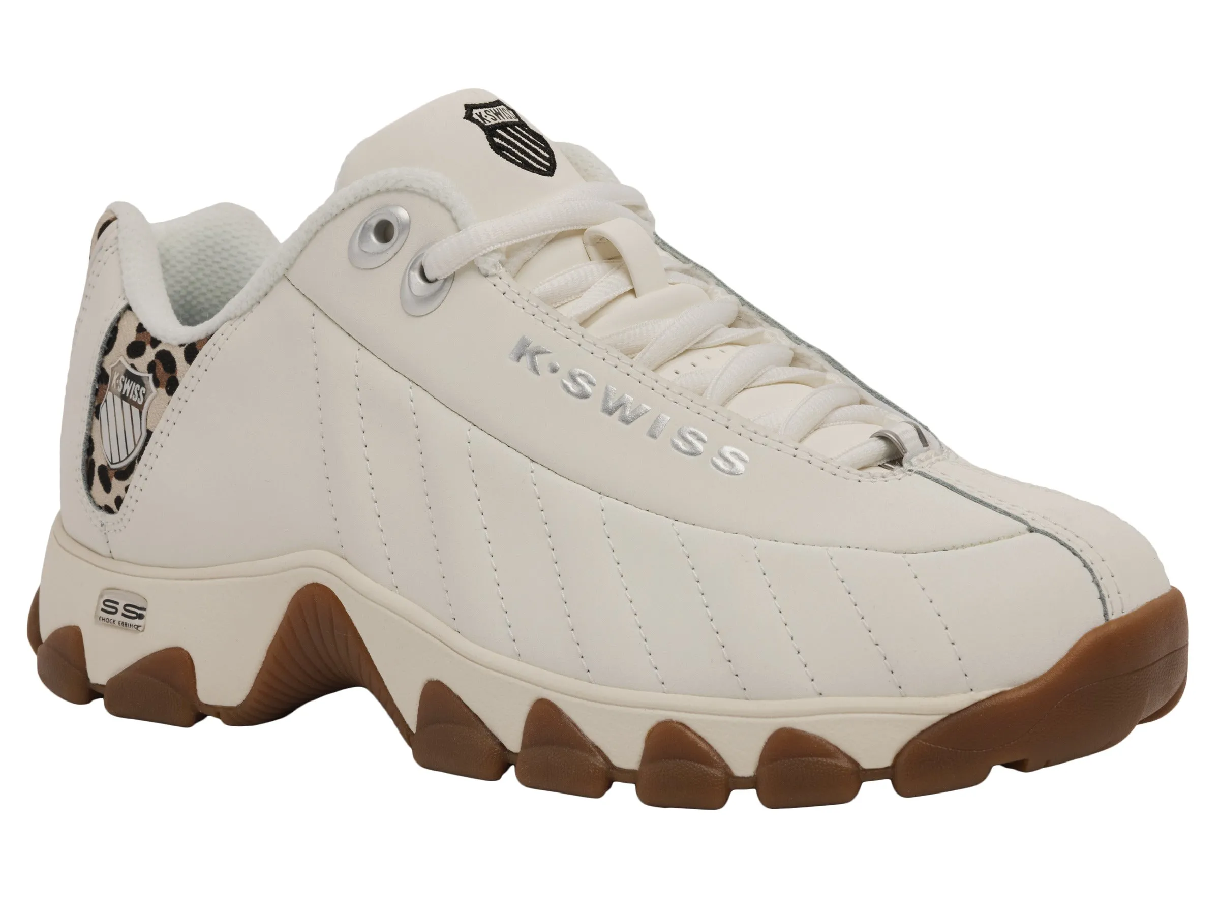 93426-172-M | ST329 CMF | SNOW WHITE/LEOPARD/GUM sold by K-Swiss product image thumbnail 2