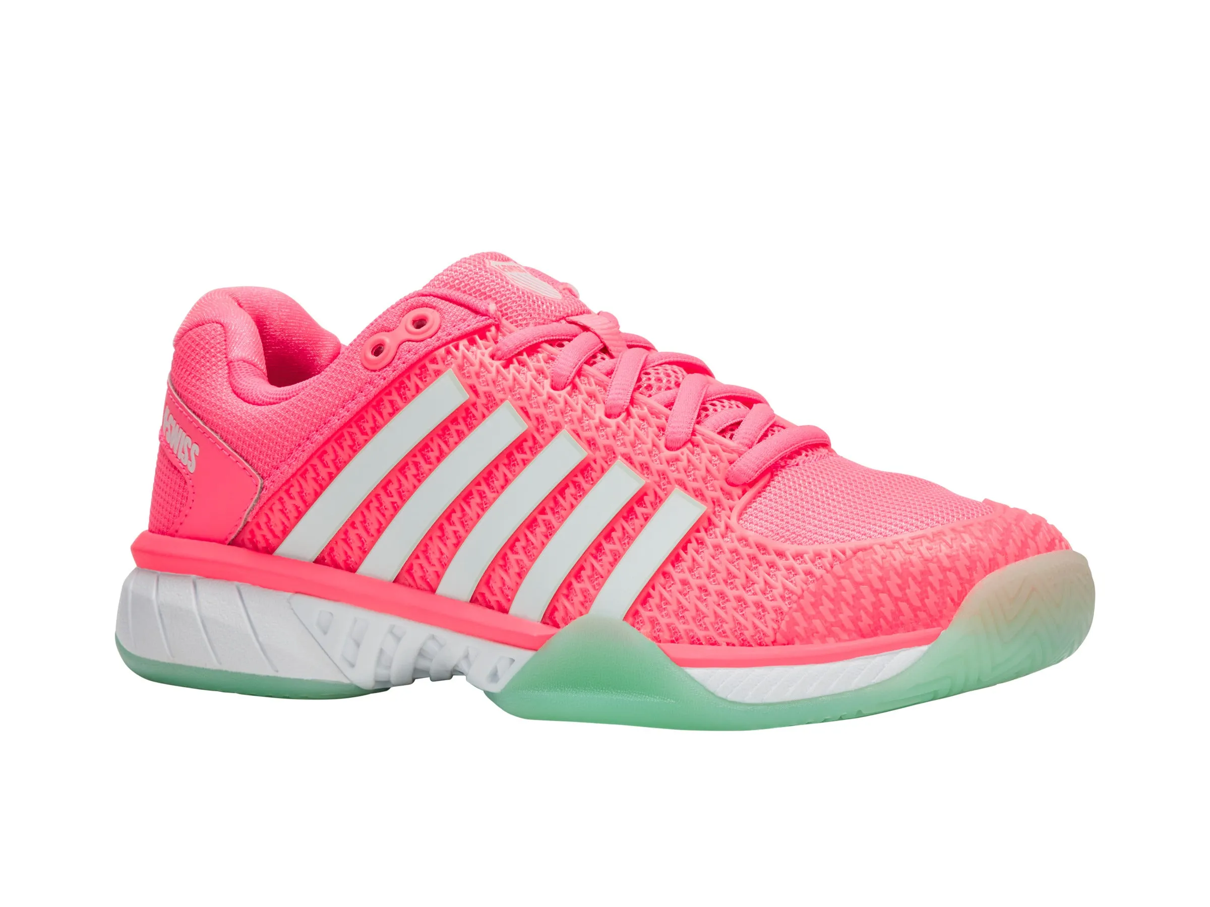 96563-649-M | EXPRESS LIGHT PICKLEBALL | NEON PASTEL PINK/NEON MINT/WHITE sold by K-Swiss product image thumbnail 2