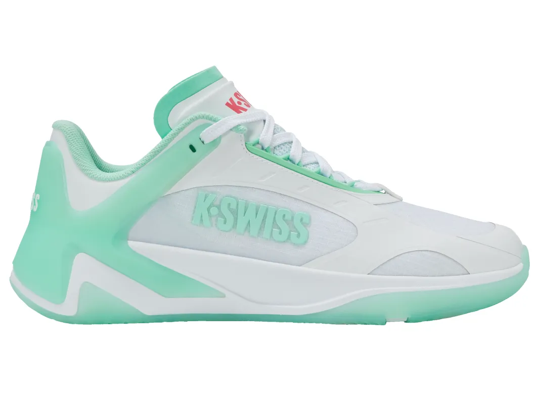 99491-177-M | K-FRAME PICKLEBALL | WHITE/NEON MINT/HOT NEON PINK sold by K-Swiss