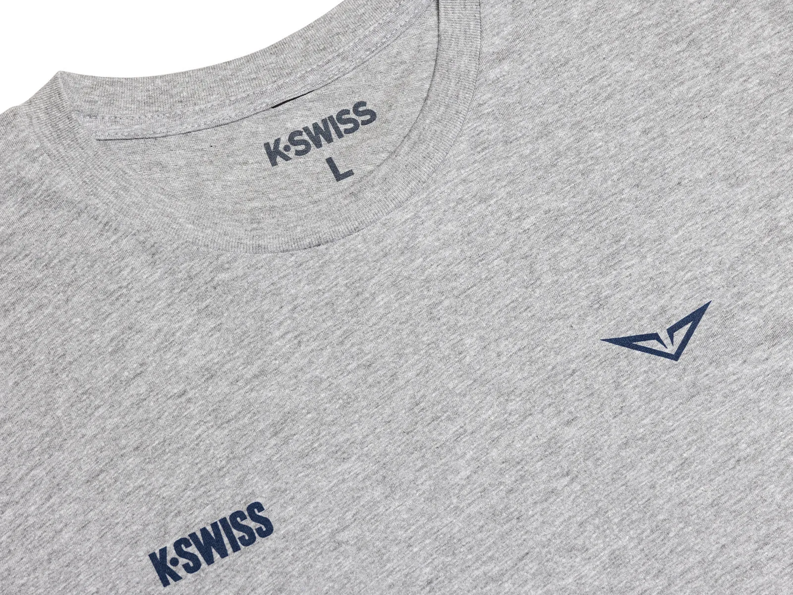 1712476-003 | RUBLEV PLAY FOR THE LIGHT TEE | ATHLETIC HEATHER sold by K-Swiss product image thumbnail 3