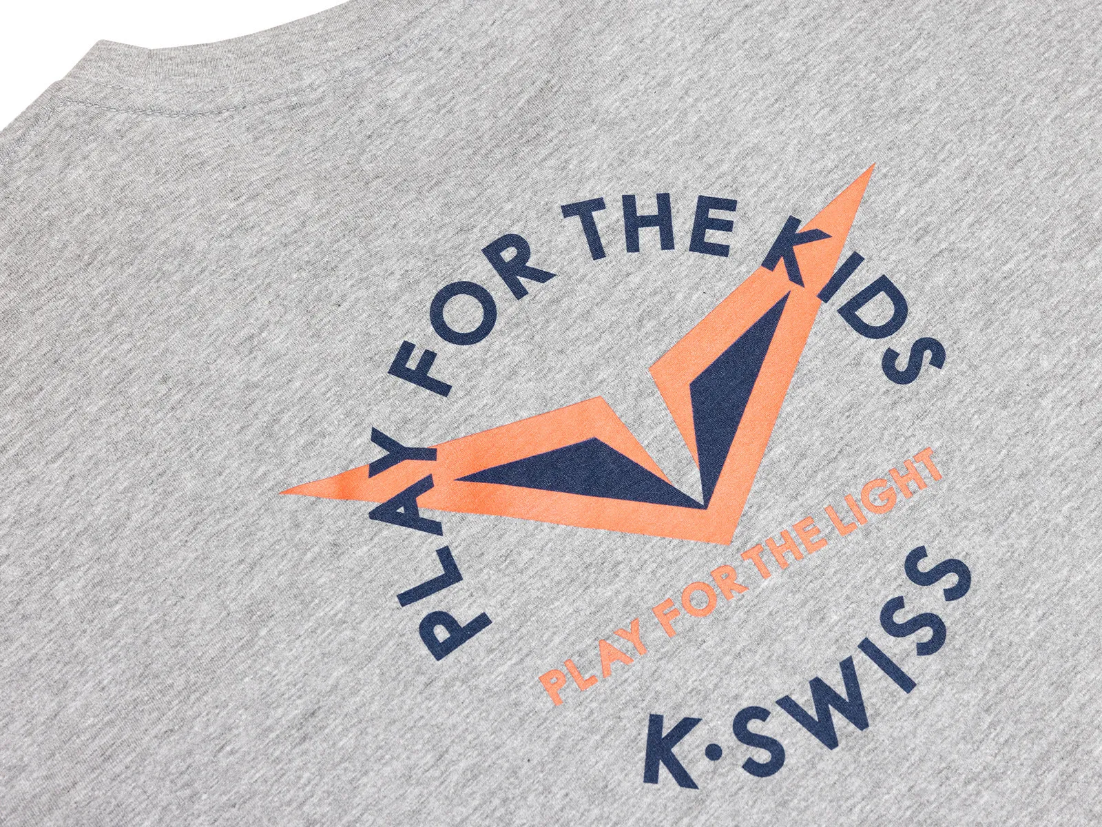 1712476-003 | RUBLEV PLAY FOR THE LIGHT TEE | ATHLETIC HEATHER sold by K-Swiss product image thumbnail 4
