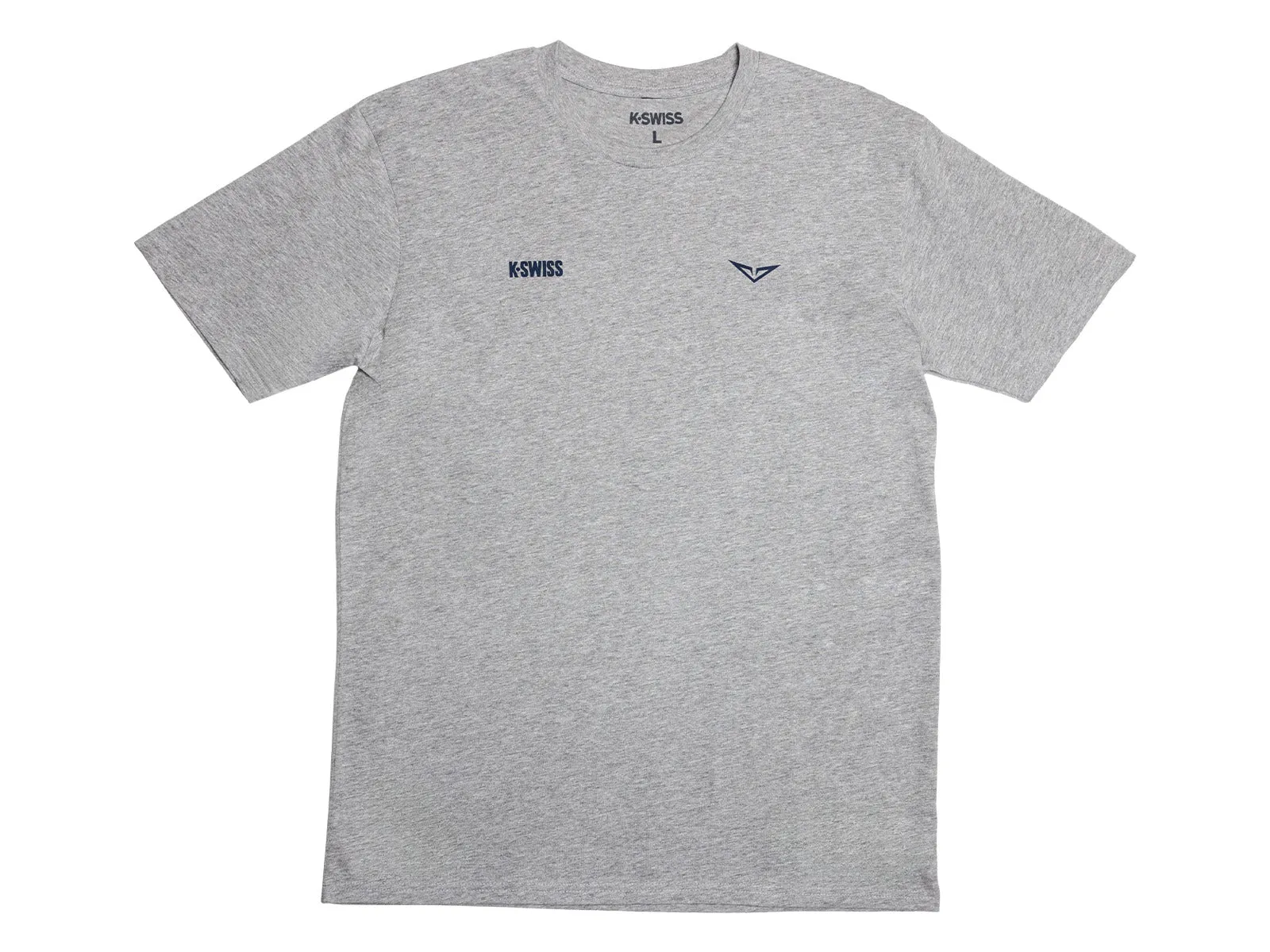 1712476-003 | RUBLEV PLAY FOR THE LIGHT TEE | ATHLETIC HEATHER sold by K-Swiss