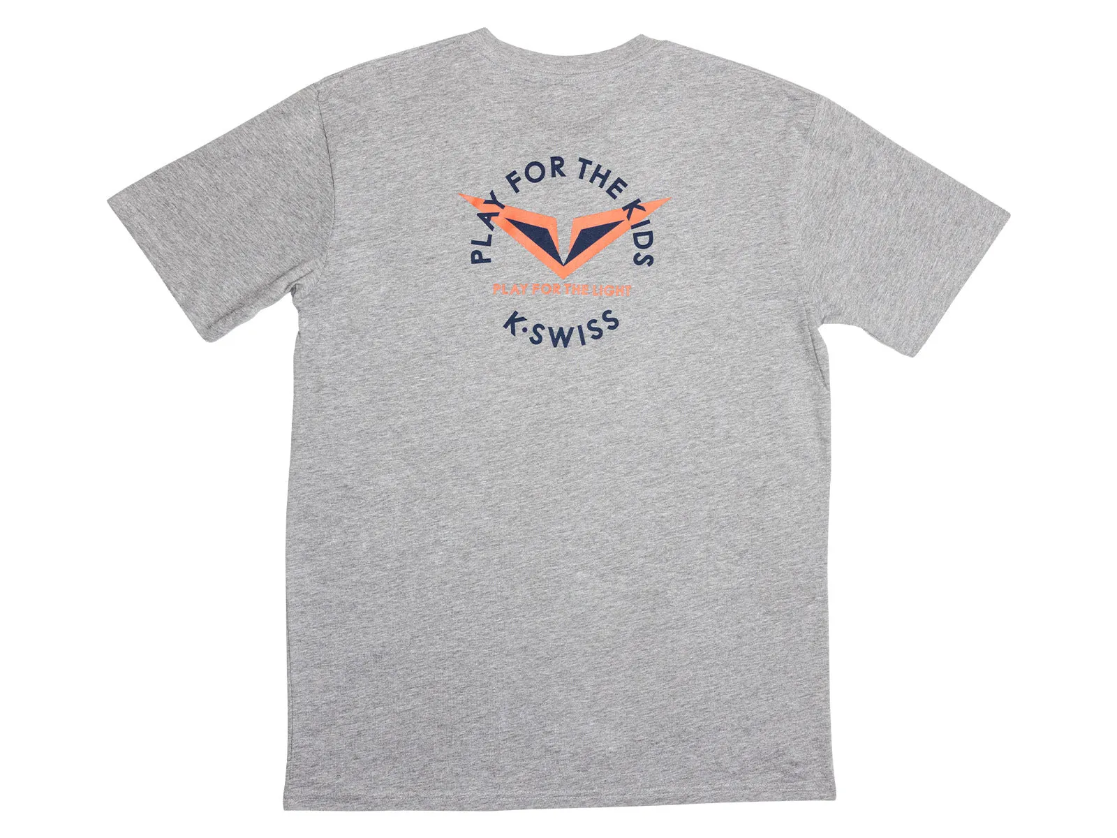 1712476-003 | RUBLEV PLAY FOR THE LIGHT TEE | ATHLETIC HEATHER sold by K-Swiss product image thumbnail 2