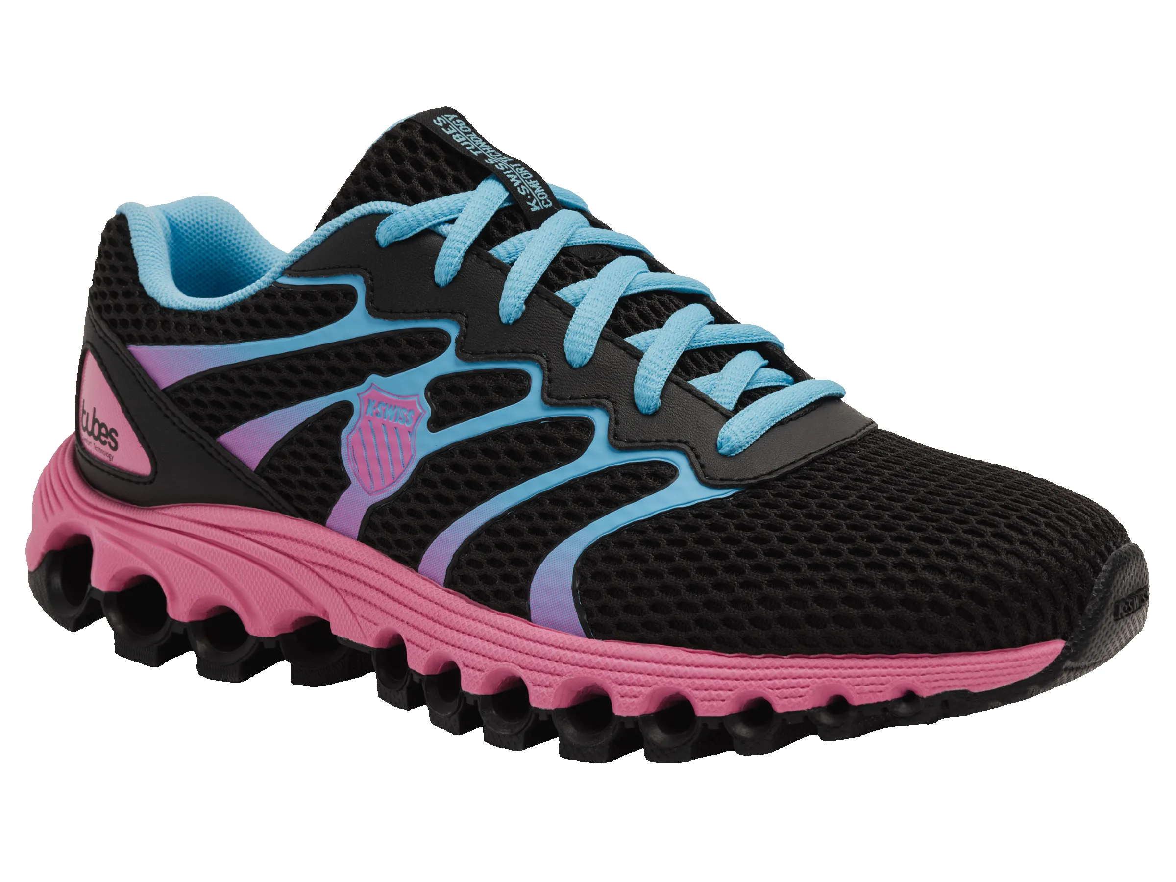 87112-007-M | TUBES 200 | BLACK/HOT PINK/SPLISH SPLASH sold by K-Swiss product image thumbnail 2