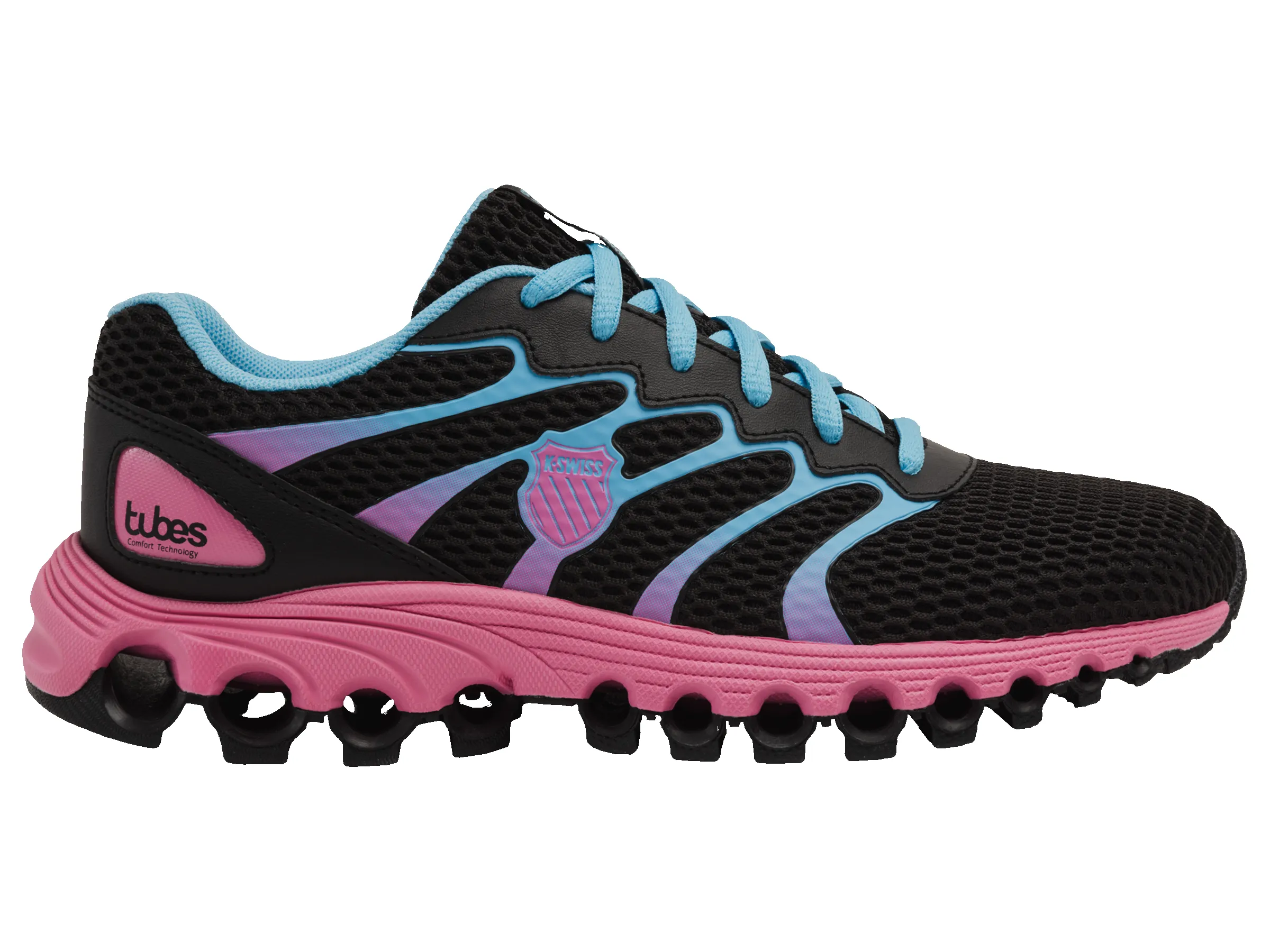 87112-007-M | TUBES 200 | BLACK/HOT PINK/SPLISH SPLASH sold by K-Swiss