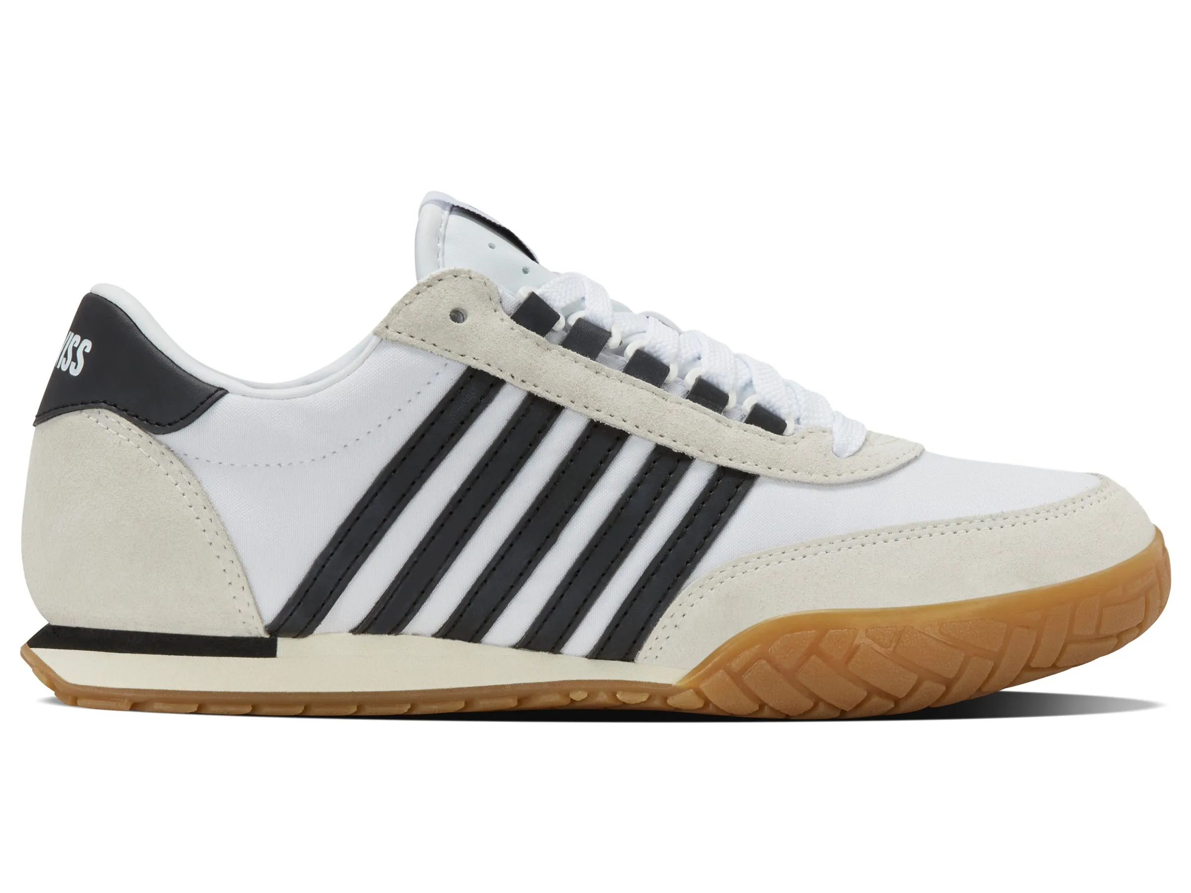 09463-168-M | VINTAGE TRAINER T | WHITE/BLACK/GUM sold by K-Swiss