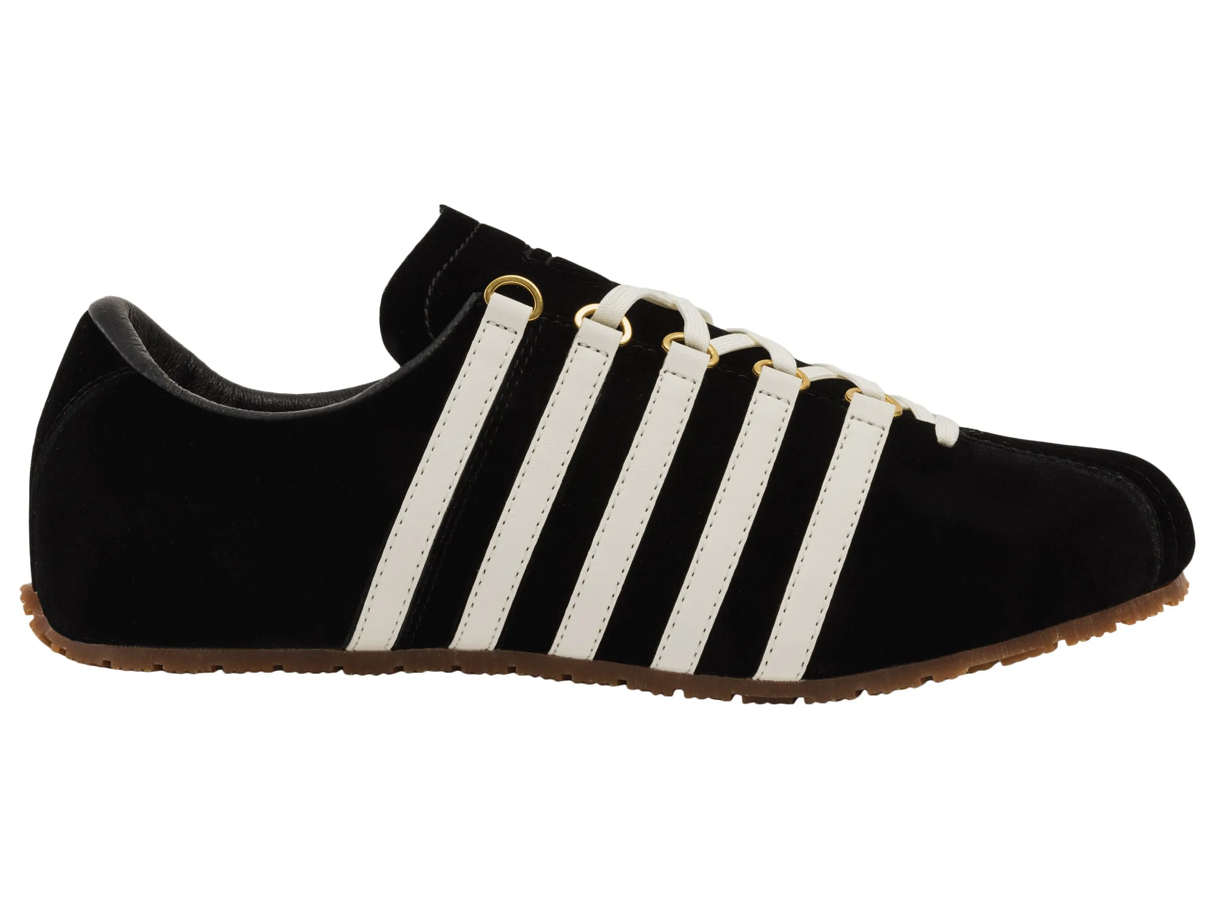 74502-022-M | KSRC BEFORE THE CLASSIC | BLACK/SNOW WHITE/GUM/GOLD sold by K-Swiss