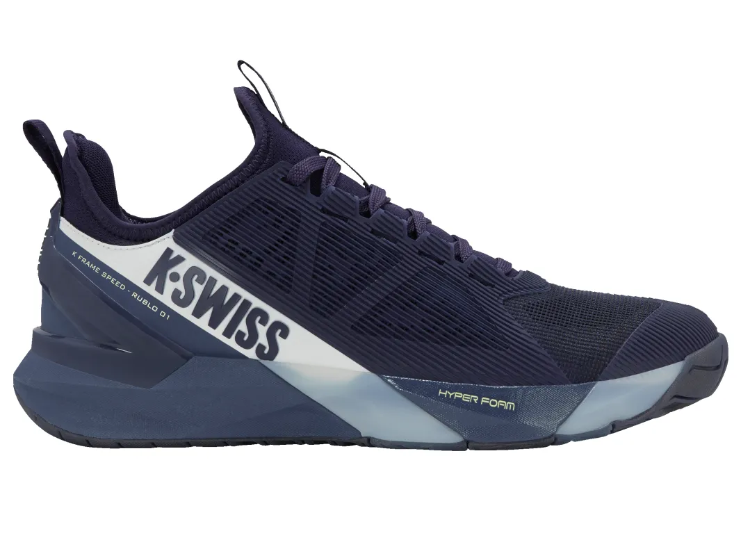 09483-421-M | K-FRAME SPEED RUBLO | NAVAL ACADEMY/VINTAGE INDIGO/BLANC DE BLANC sold by K-Swiss