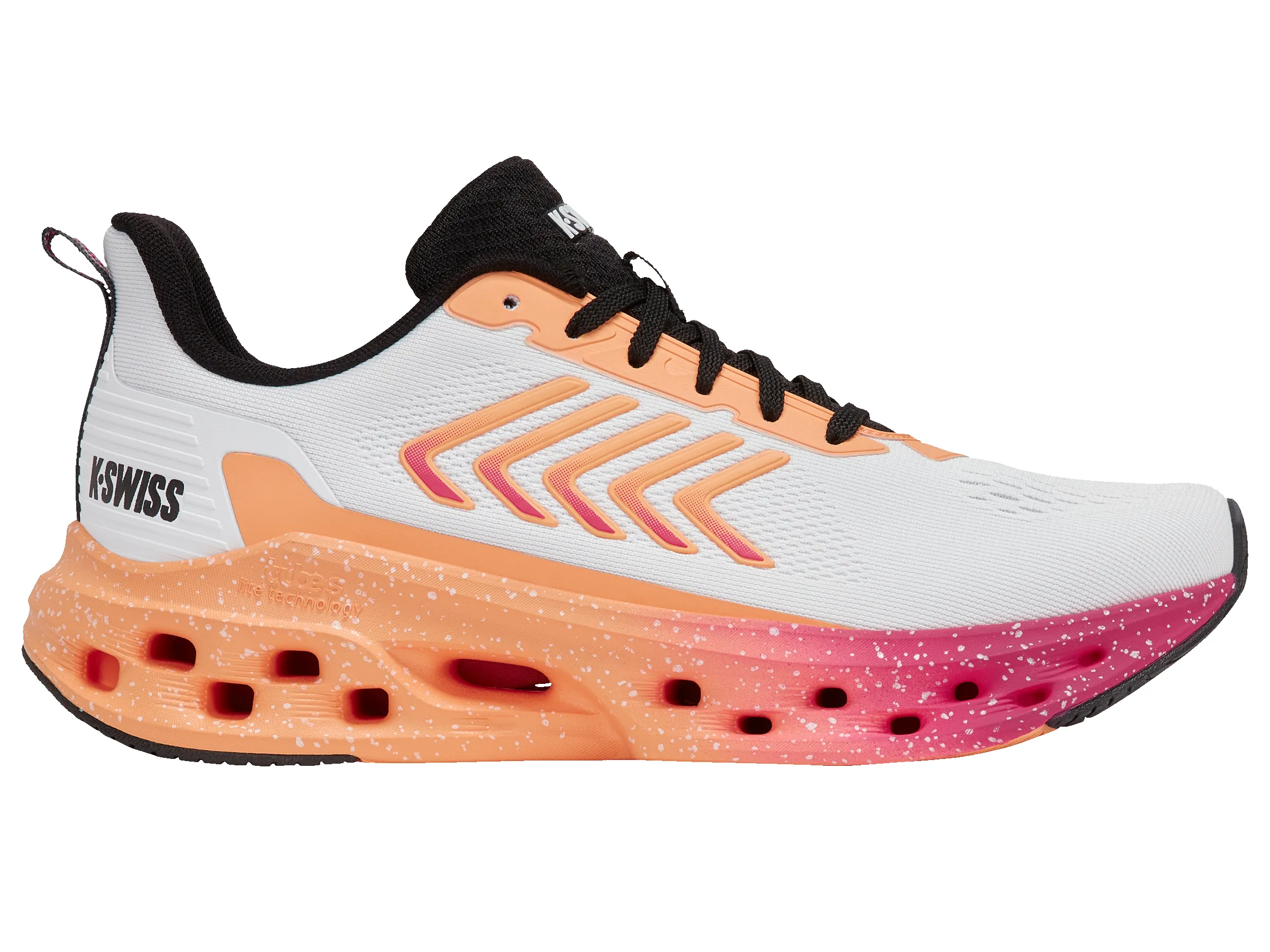 94494-171-M | MELROSE TUBES LITE | WHITE/PEACH COBBLER/CABARET/BLACK sold by K-Swiss