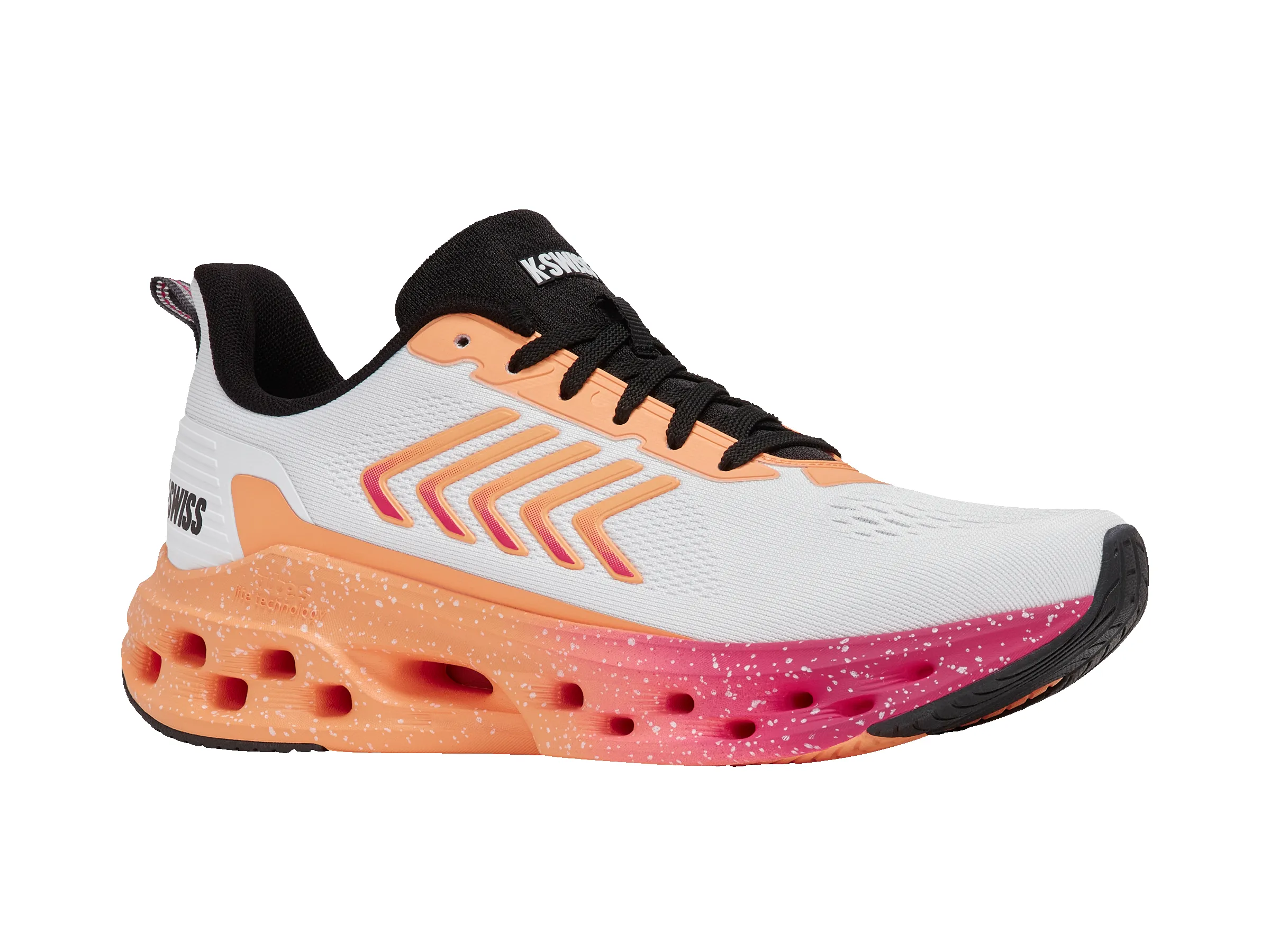 94494-171-M | MELROSE TUBES LITE | WHITE/PEACH COBBLER/CABARET/BLACK sold by K-Swiss product image thumbnail 2