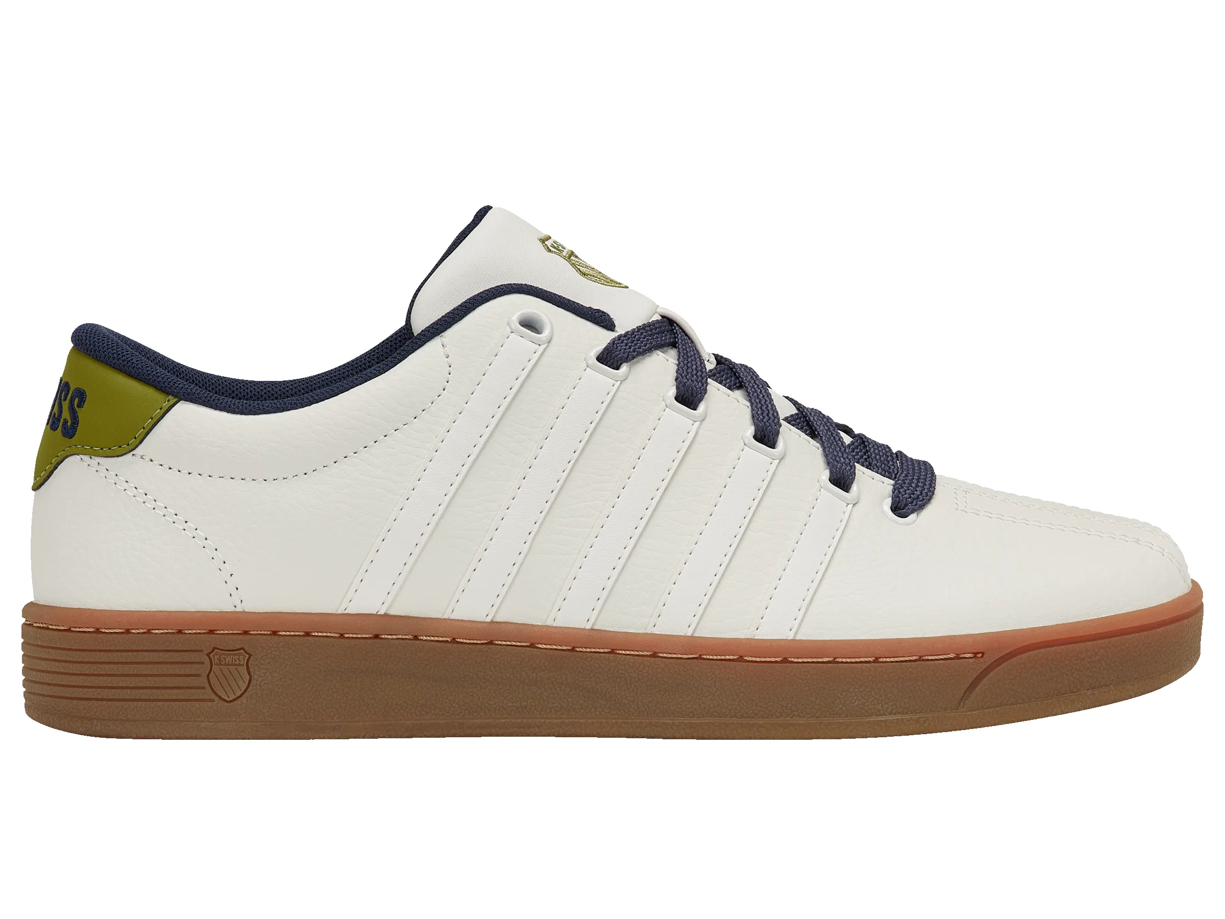 03629-118-M | COURT PRO II CMF | BLANC/NAVAL ACADEMY/SPHAGNUM/GUM sold by K-Swiss