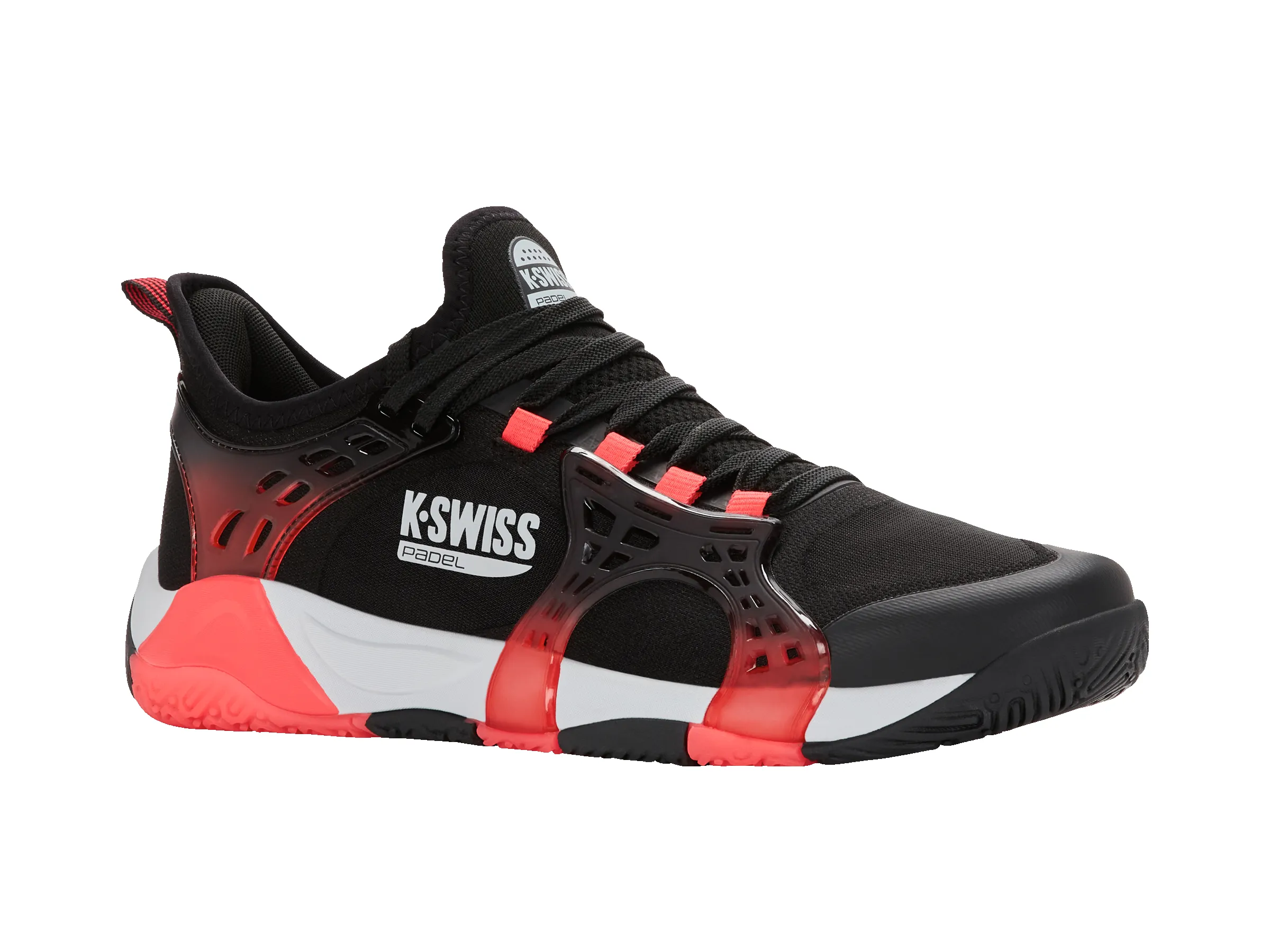 04597-074-M | K-FRAME PADEL | BLACK/MICRO CHIP/NEON LAVA sold by K-Swiss product image thumbnail 2